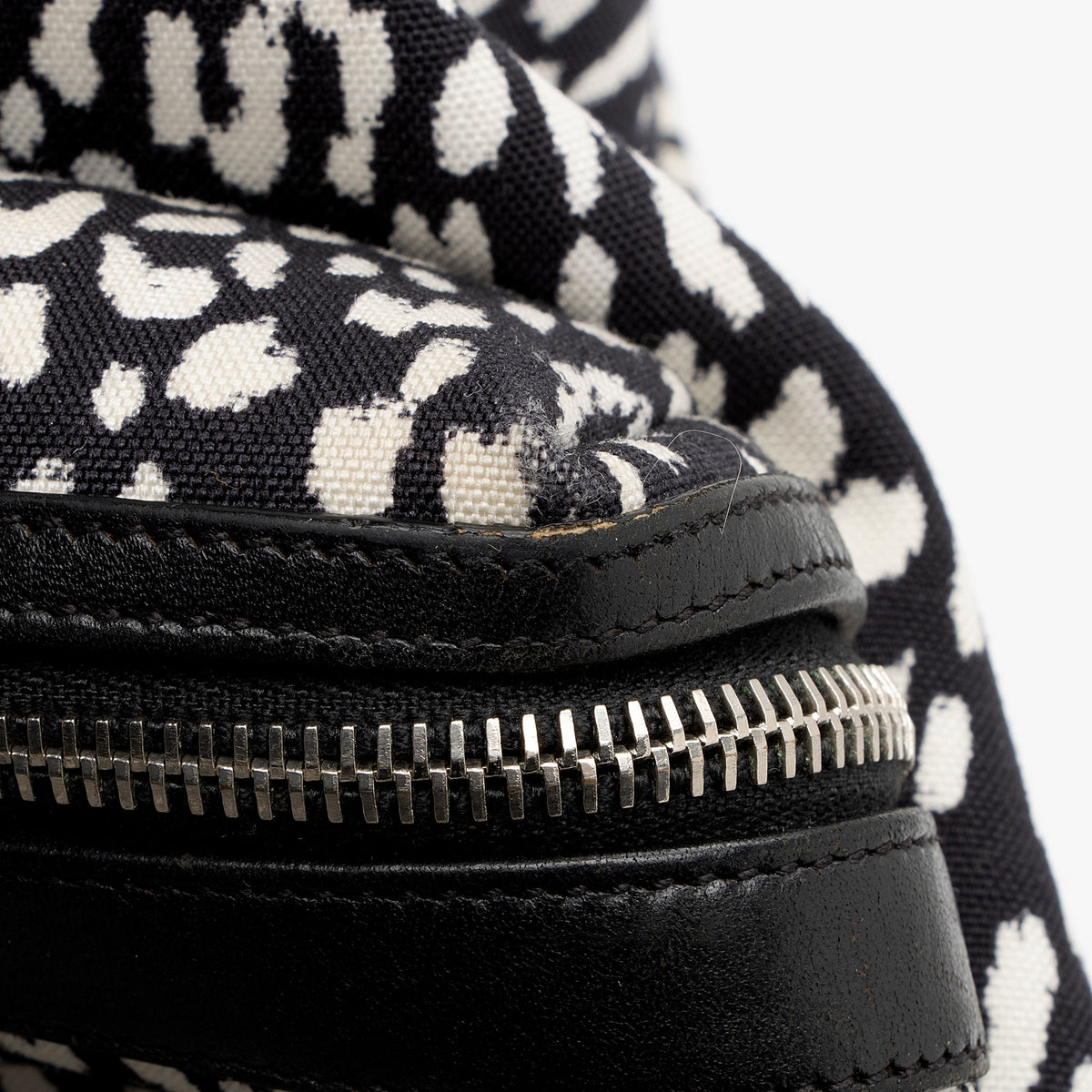 Saint Laurent Leopard Print Canvas City Backpack (SHF-lc0KDV) display picture 2
