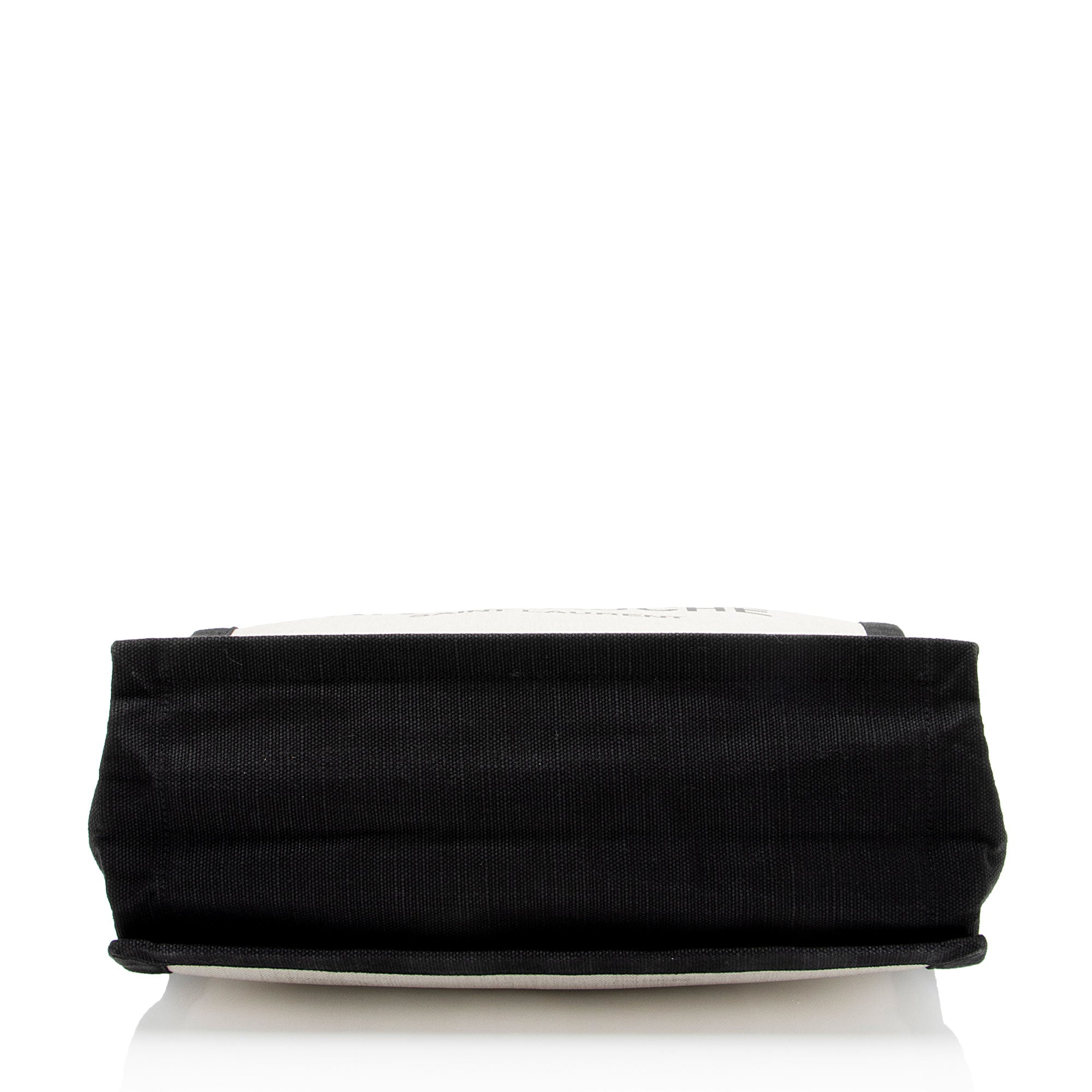 Saint Laurent Linen Calfskin Rive Gauche N/S Tote