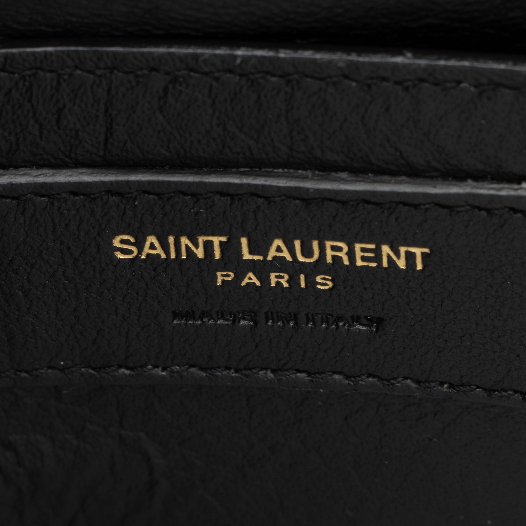Saint Laurent Matalasse Calfskin Monogram Vicky Medium Shoulder Bag