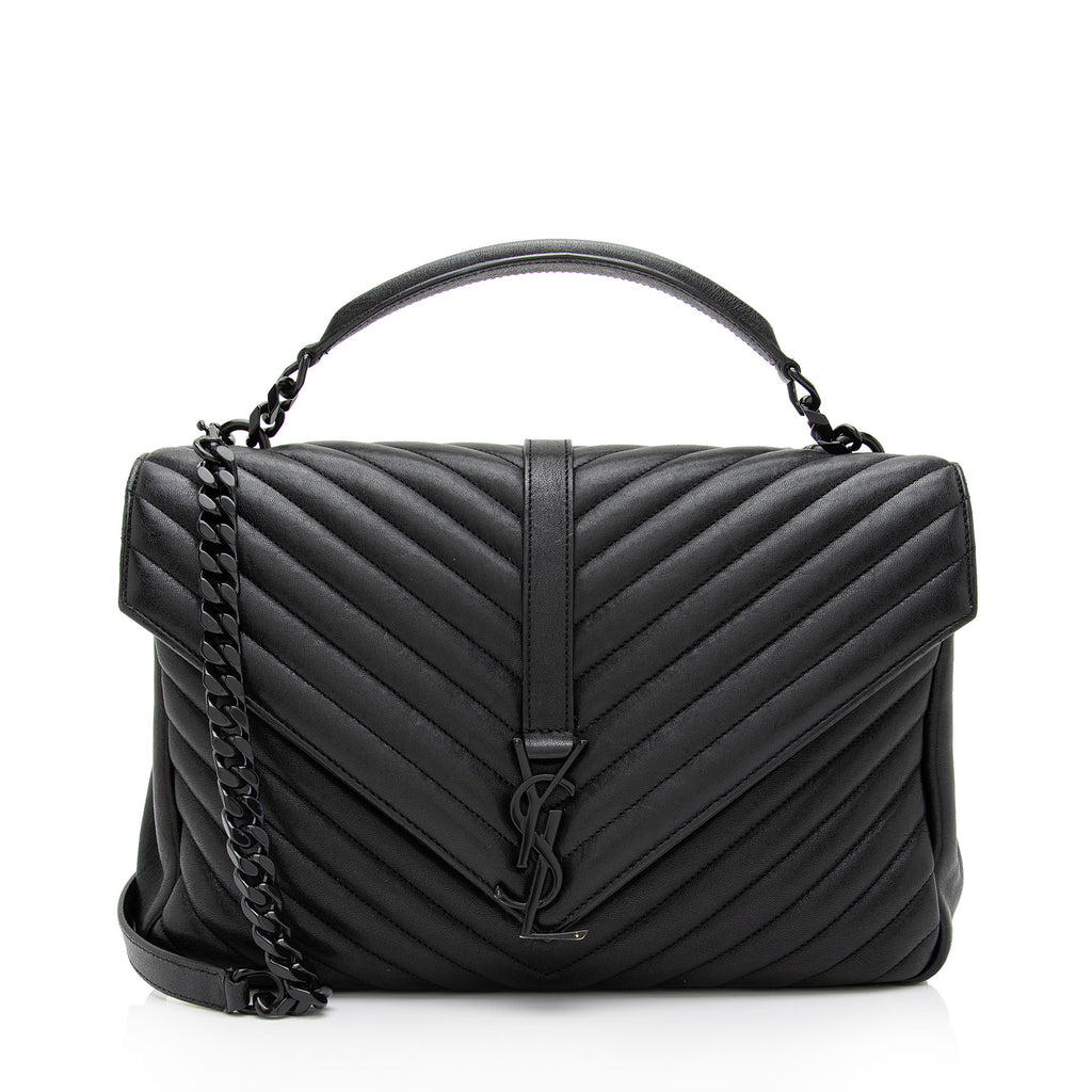 Ysl large monogram deals matelasse shoulder bag