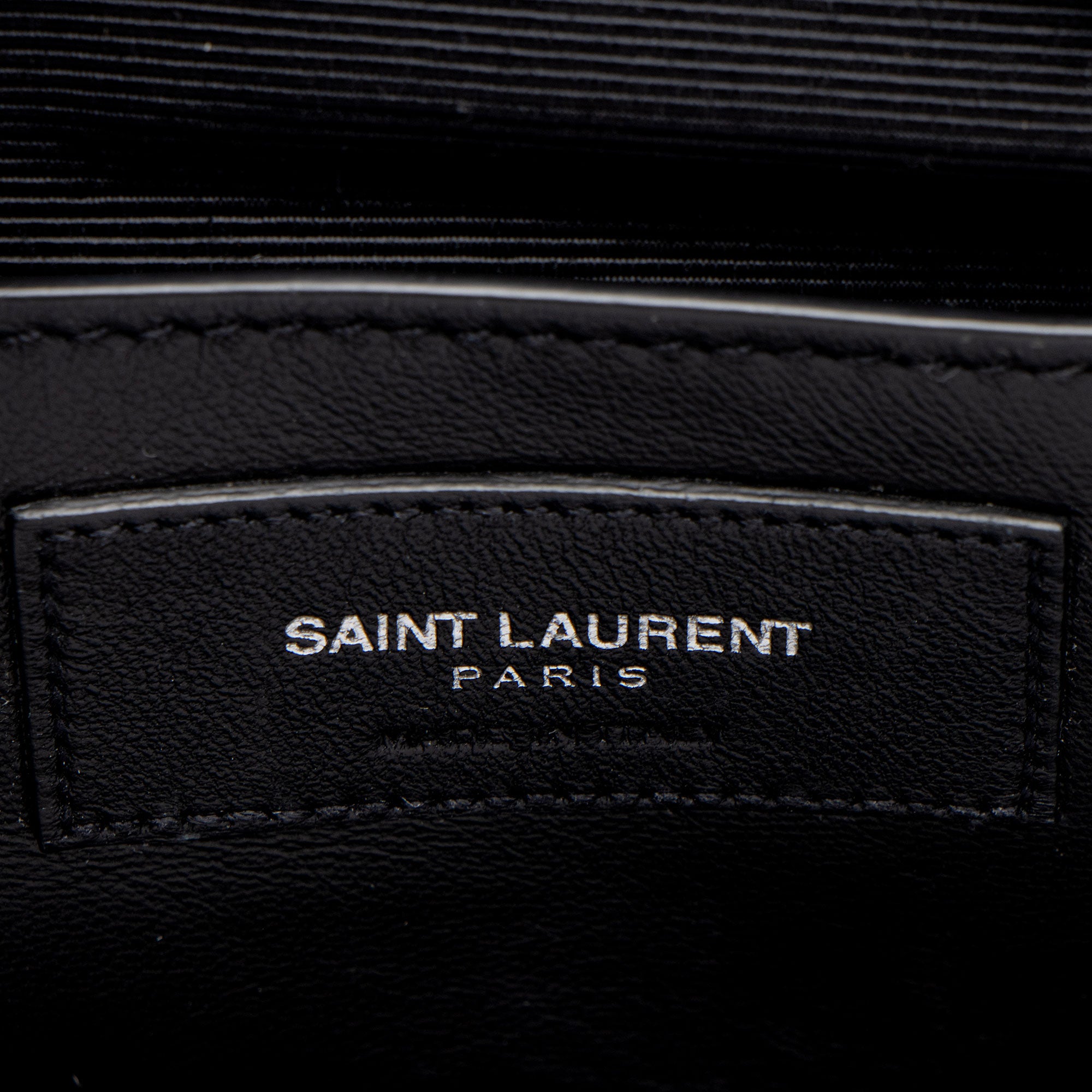 Saint Laurent Matelasse Calfskin Monogram College Large Shoulder Bag