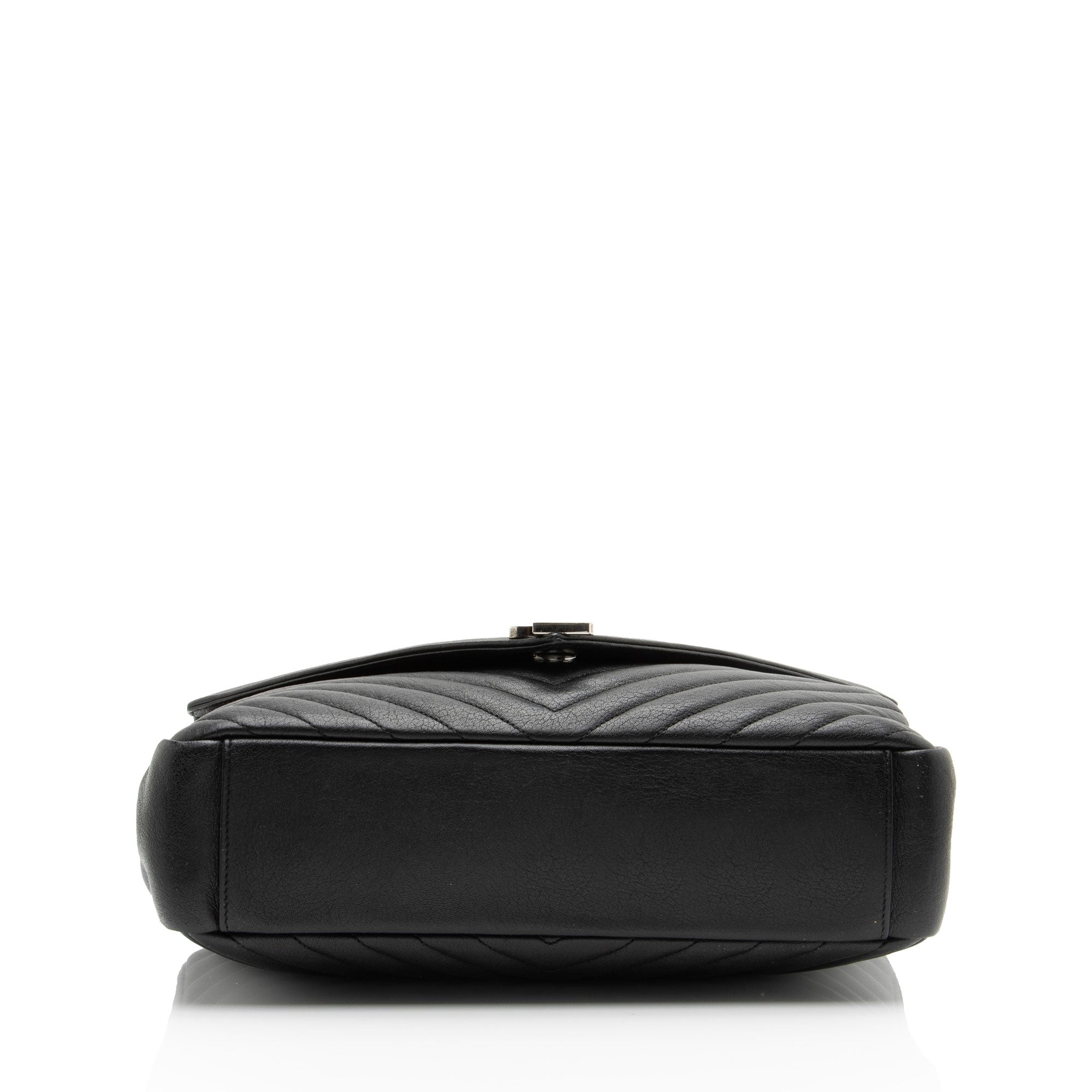 Saint Laurent Matelasse Calfskin Monogram College Large Shoulder Bag