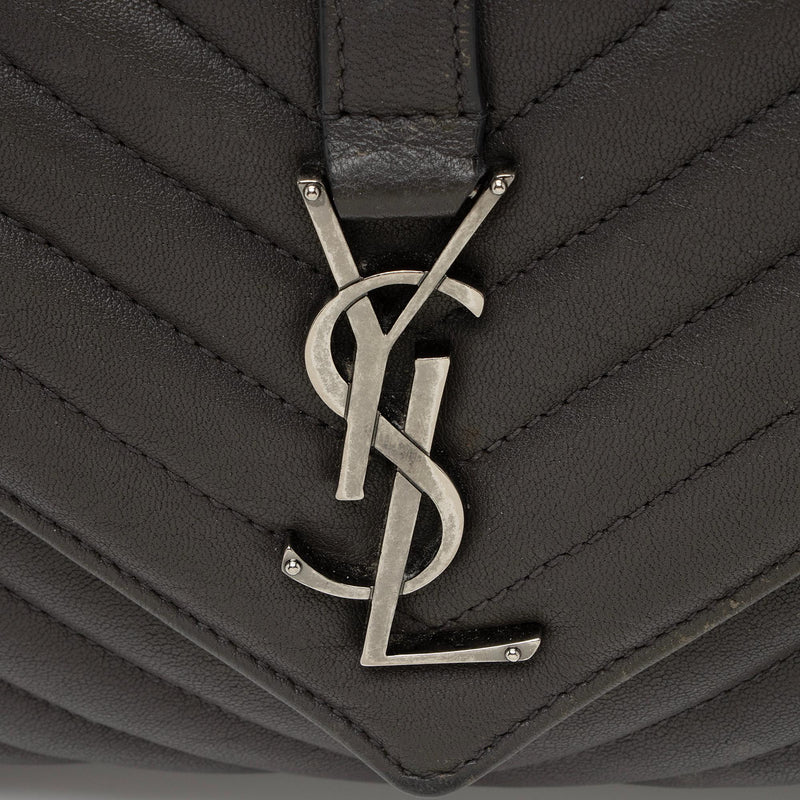 Saint Laurent Canvas Calfskin Monogram Sac Coeur Crossbody Bag (SHF-Xp –  LuxeDH