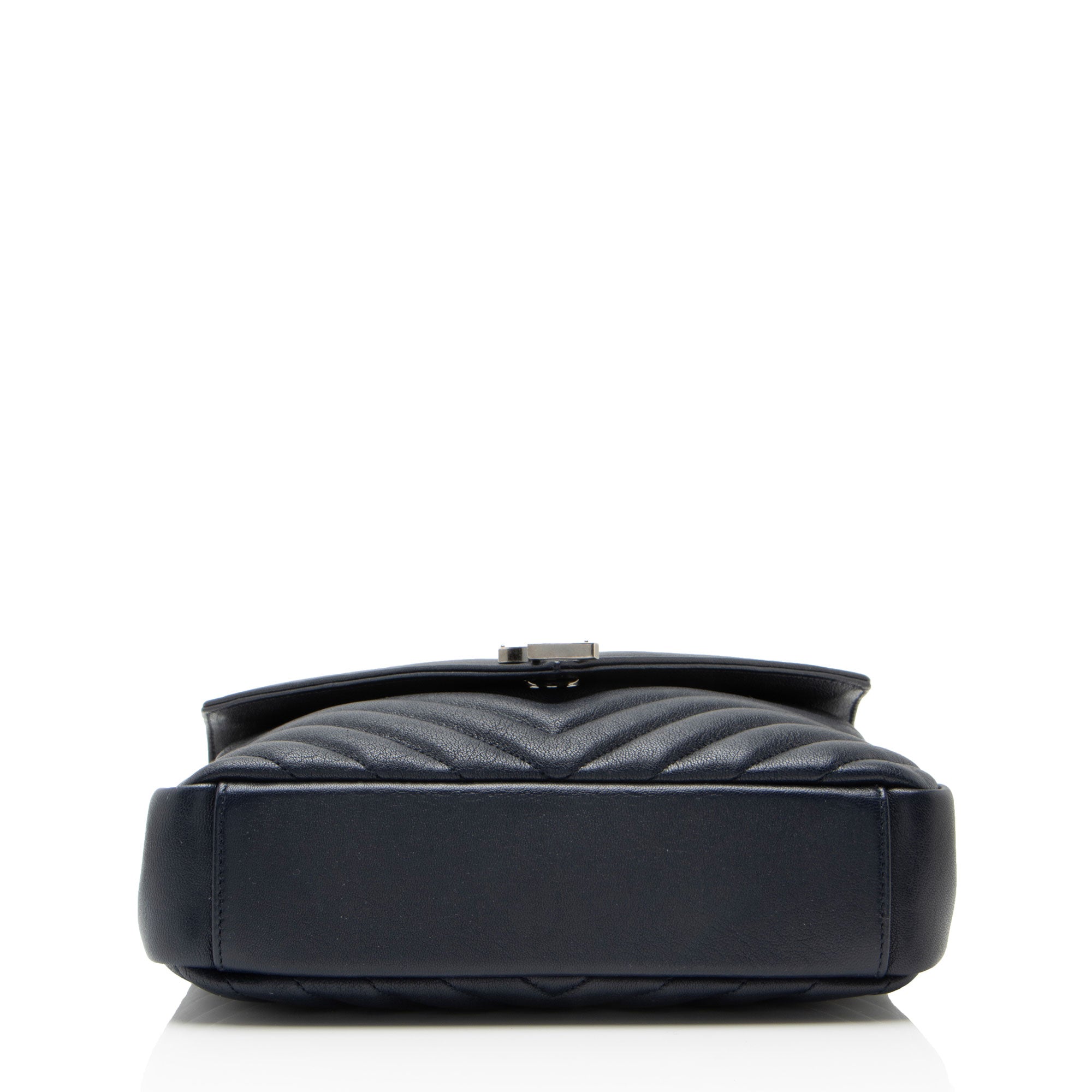 Saint Laurent Matelasse Calfskin Monogram College Medium Shoulder Bag