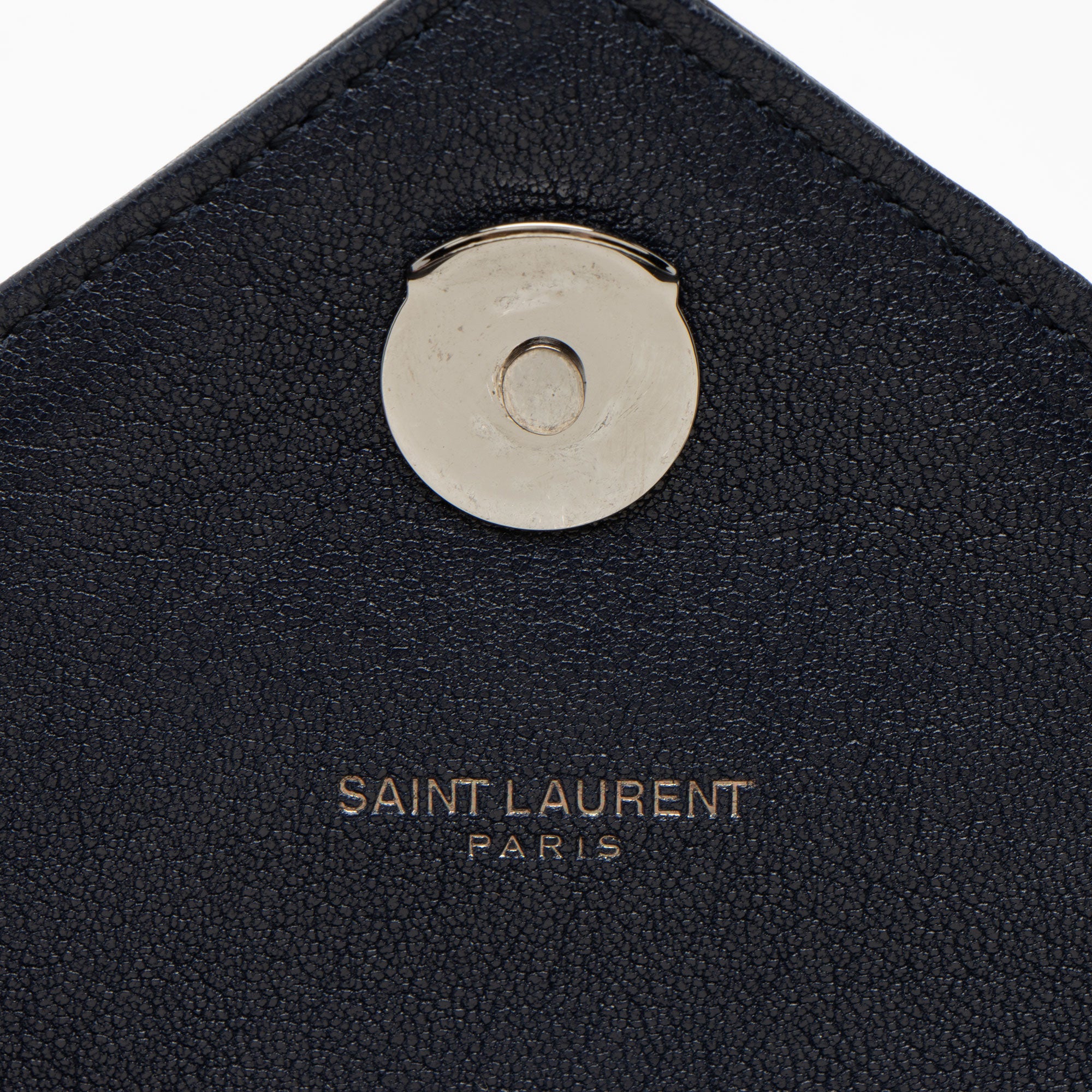 Saint Laurent Matelasse Calfskin Monogram College Medium Shoulder Bag