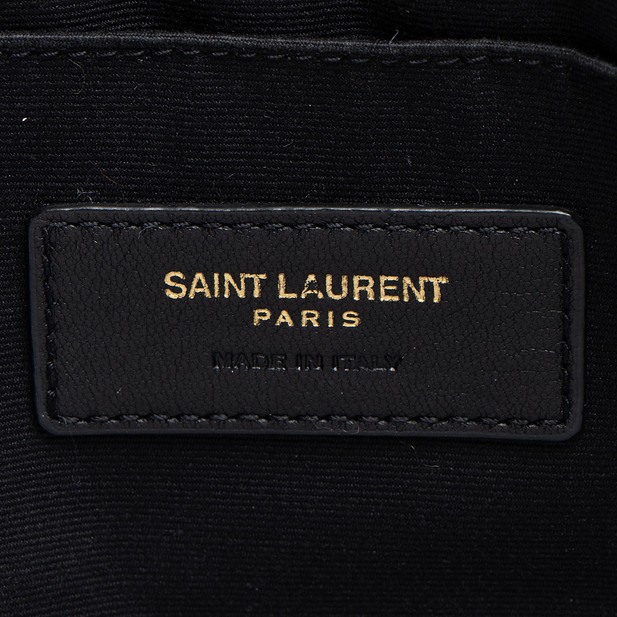 Saint Laurent Matelasse Calfskin Monogram Large Wristlet