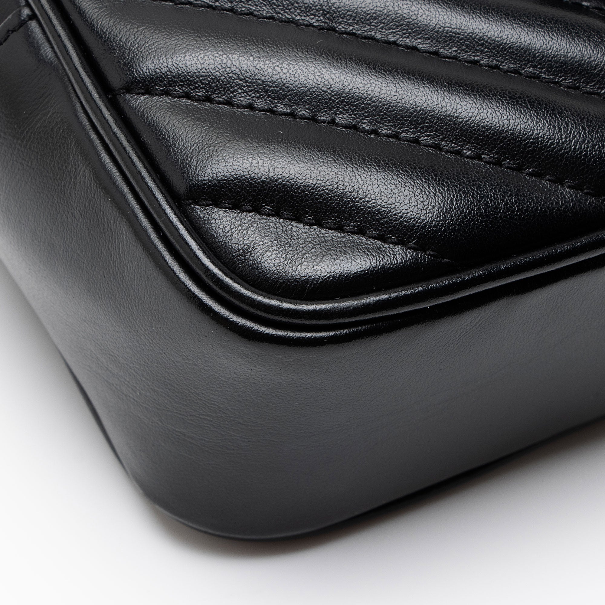 Saint Laurent Matelasse Calfskin Monogram Lou Belt Bag