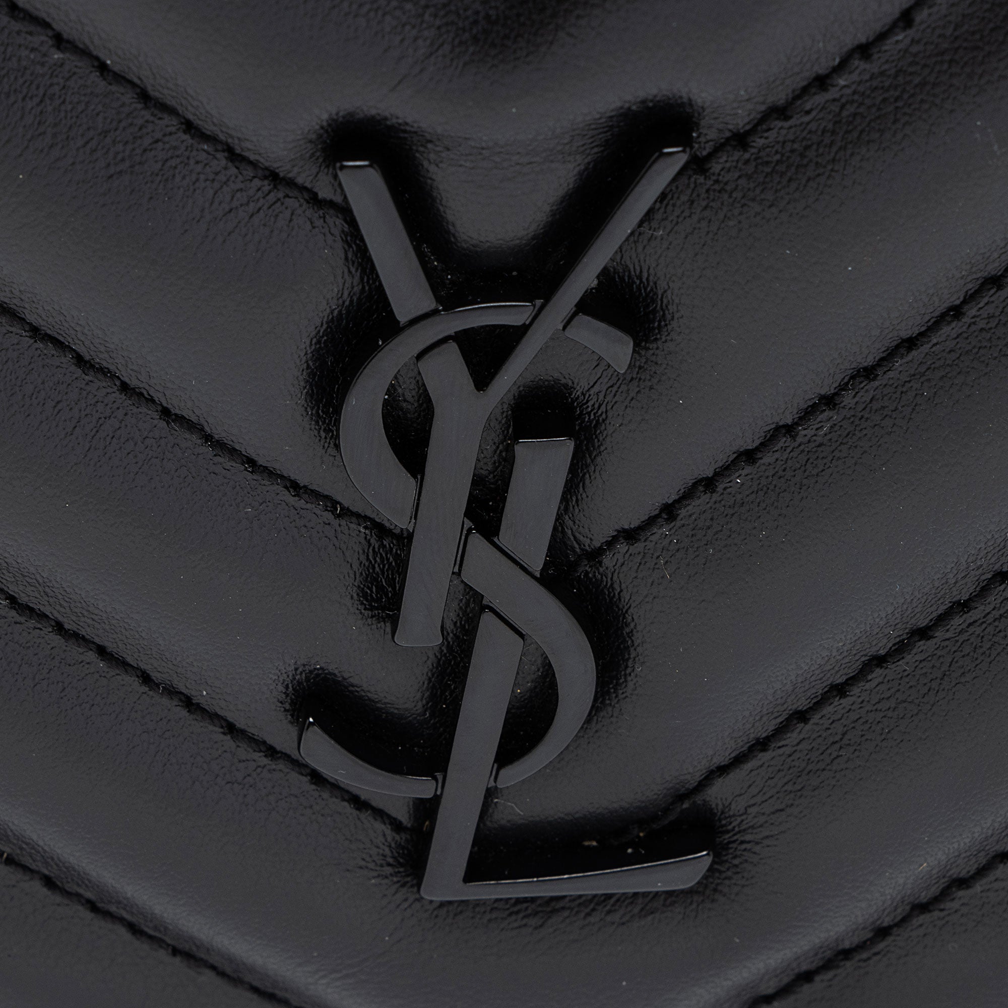 Saint Laurent Matelasse Calfskin Monogram Lou Belt Bag