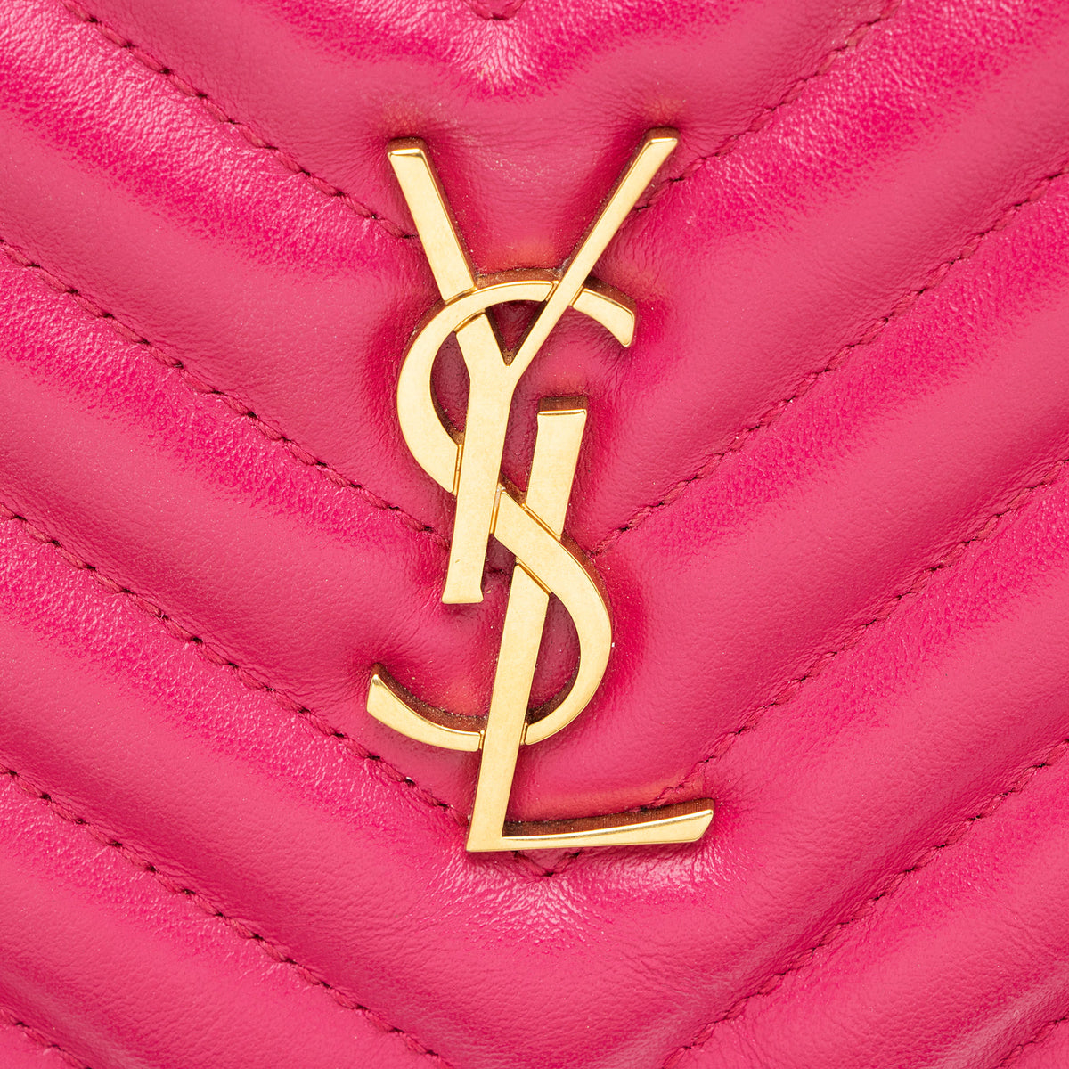 Saint Laurent Matelasse Calfskin Monogram Lou Belt Bag