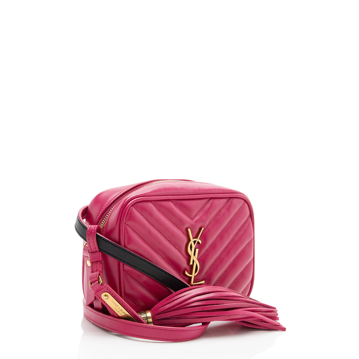 Saint Laurent Matelasse Calfskin Monogram Lou Belt Bag