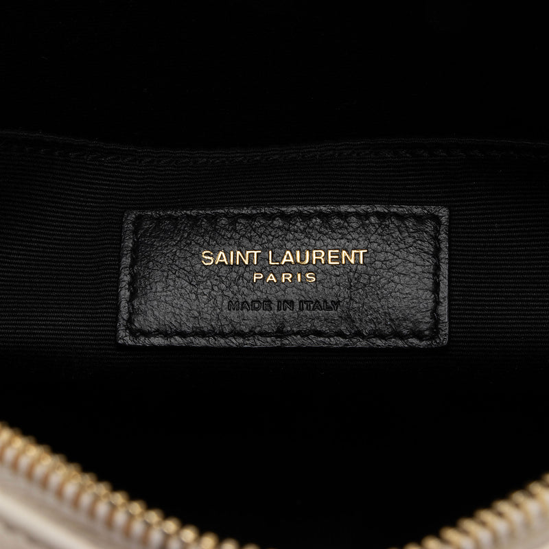 Saint Laurent Matelasse Calfskin Monogram Lou Camera Bag (SHF-Gm6ltb)