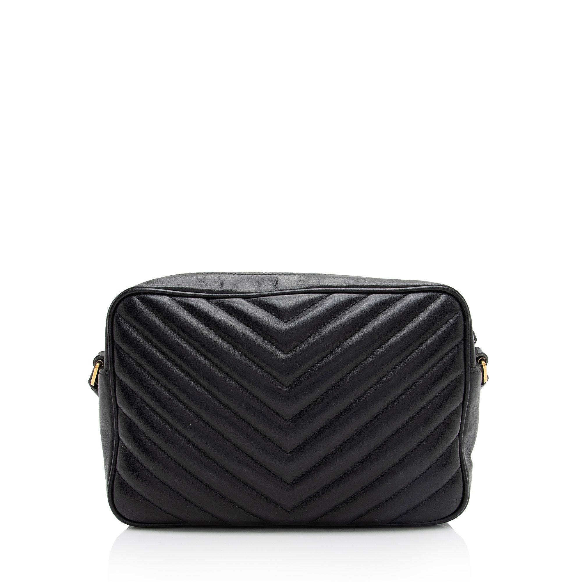 Saint Laurent Matelasse Calfskin Monogram Lou Camera Bag (SHF-WWrnik)