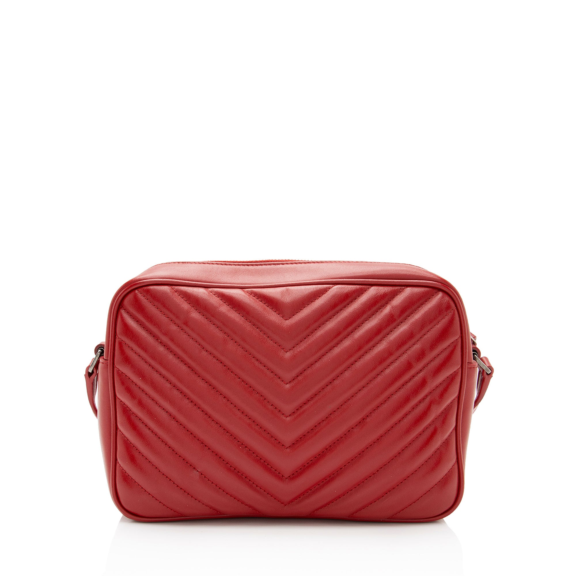 Saint Laurent Matelasse Calfskin Monogram Lou Camera Bag