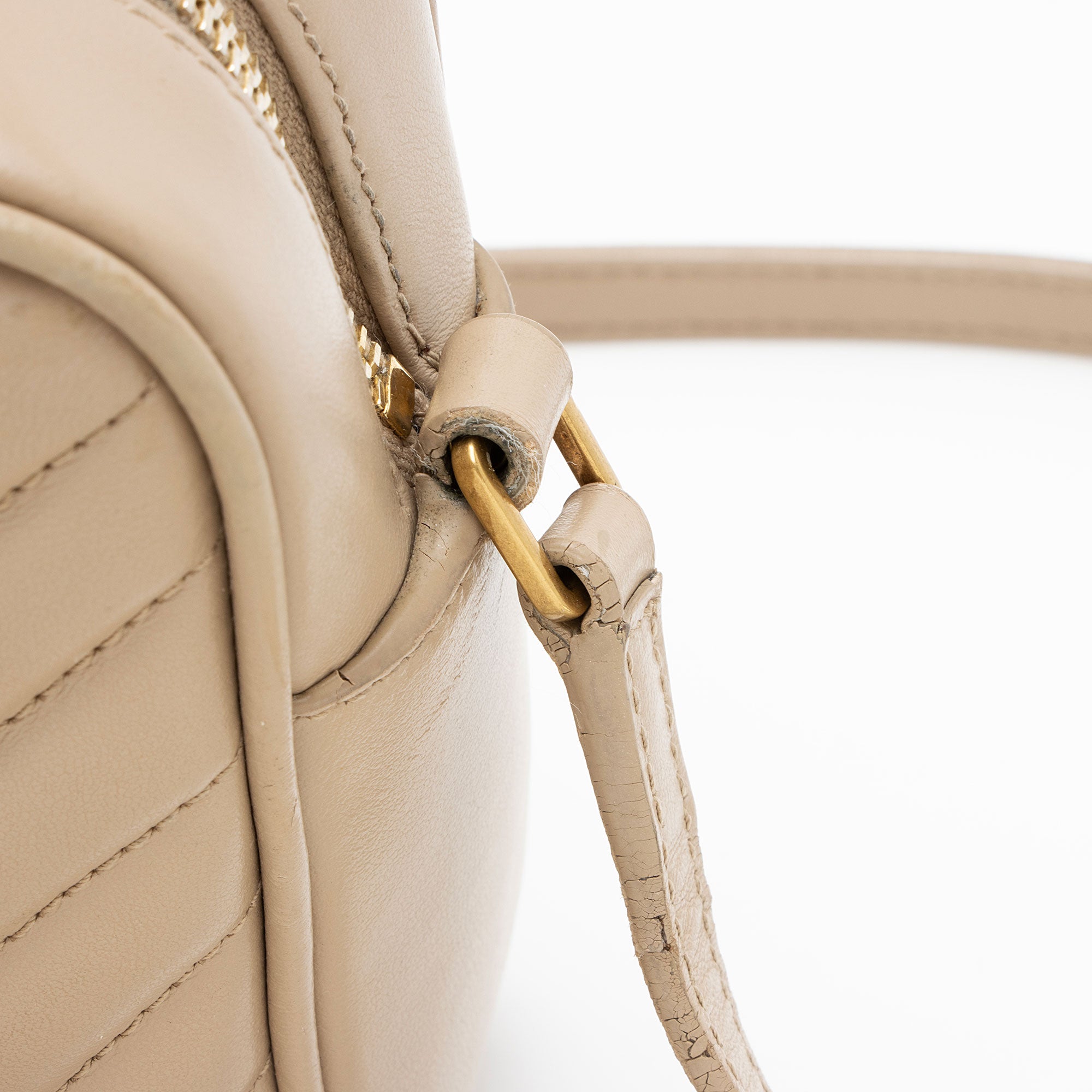 Saint Laurent Matelasse Calfskin Monogram Lou Camera Bag