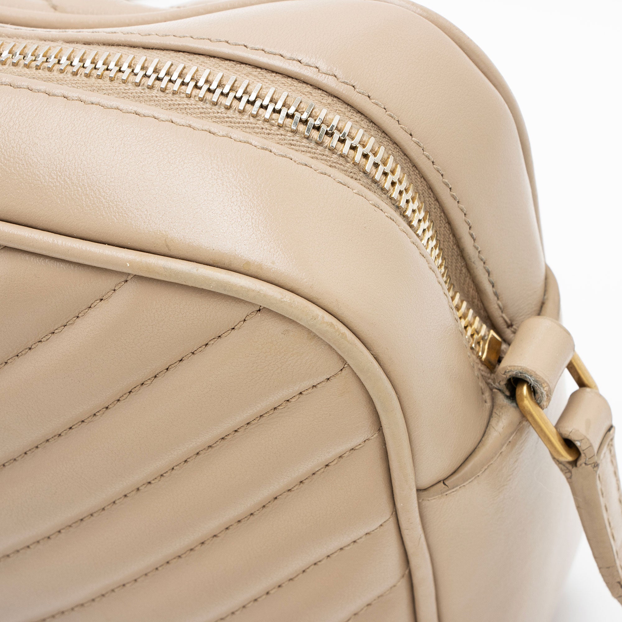 Saint Laurent Matelasse Calfskin Monogram Lou Camera Bag