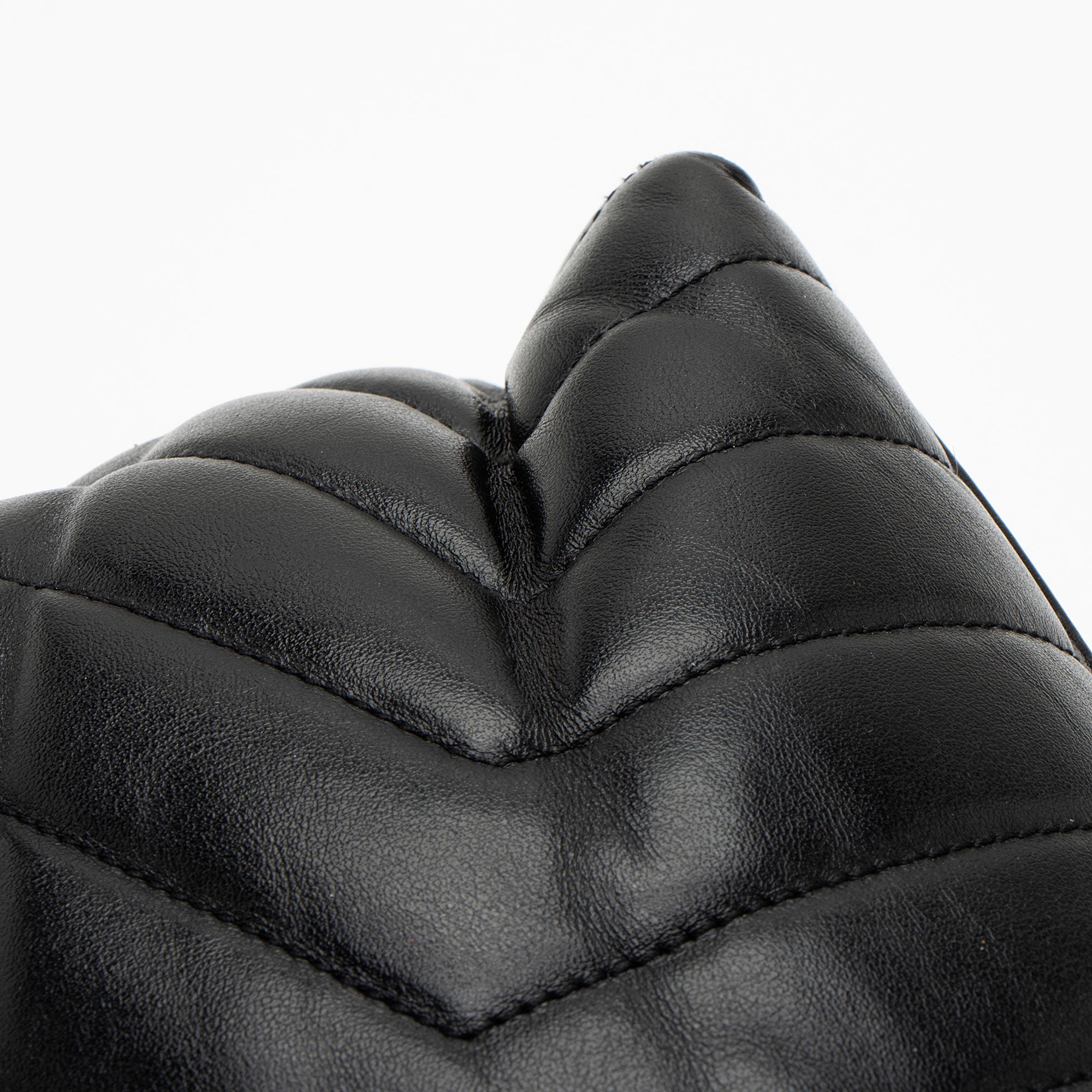 Saint Laurent Matelasse Calfskin Monogram LouLou Chain Large Shoulder Bag