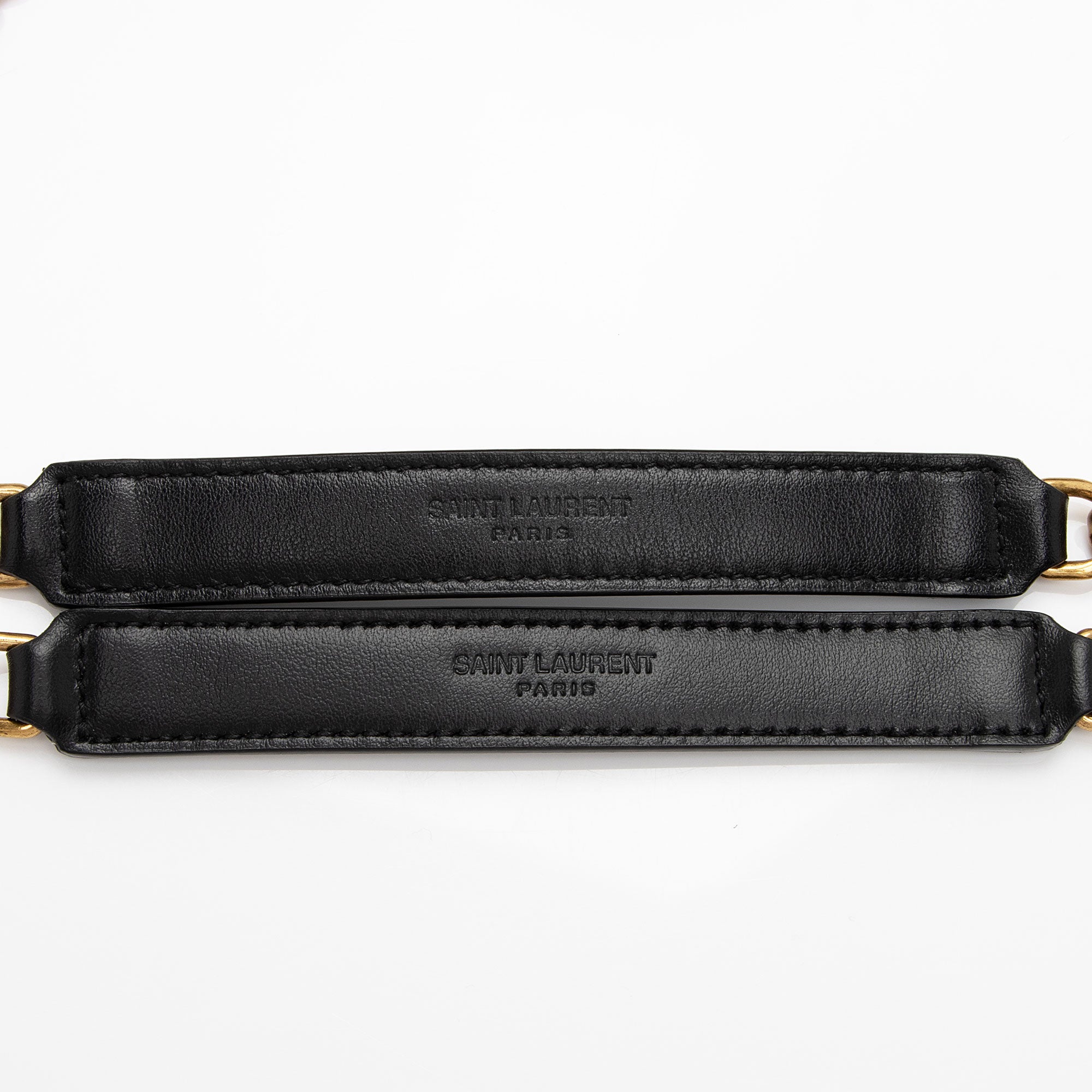 Saint Laurent Matelasse Calfskin Monogram LouLou Chain Medium Shoulder Bag (SHF-uqtKvy)