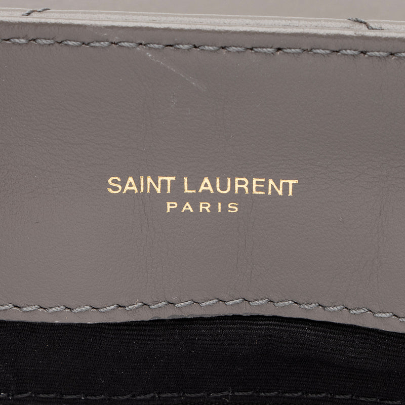 Saint Laurent Matelasse Calfskin Monogram LouLou Chain Medium Shoulder Bag (SHF-19W4rm)