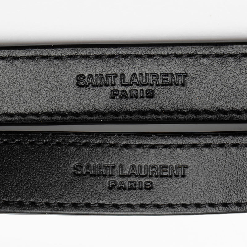 Saint Laurent Matelasse Calfskin Monogram LouLou Chain Medium Shoulder Bag (SHF-ksqMxY)