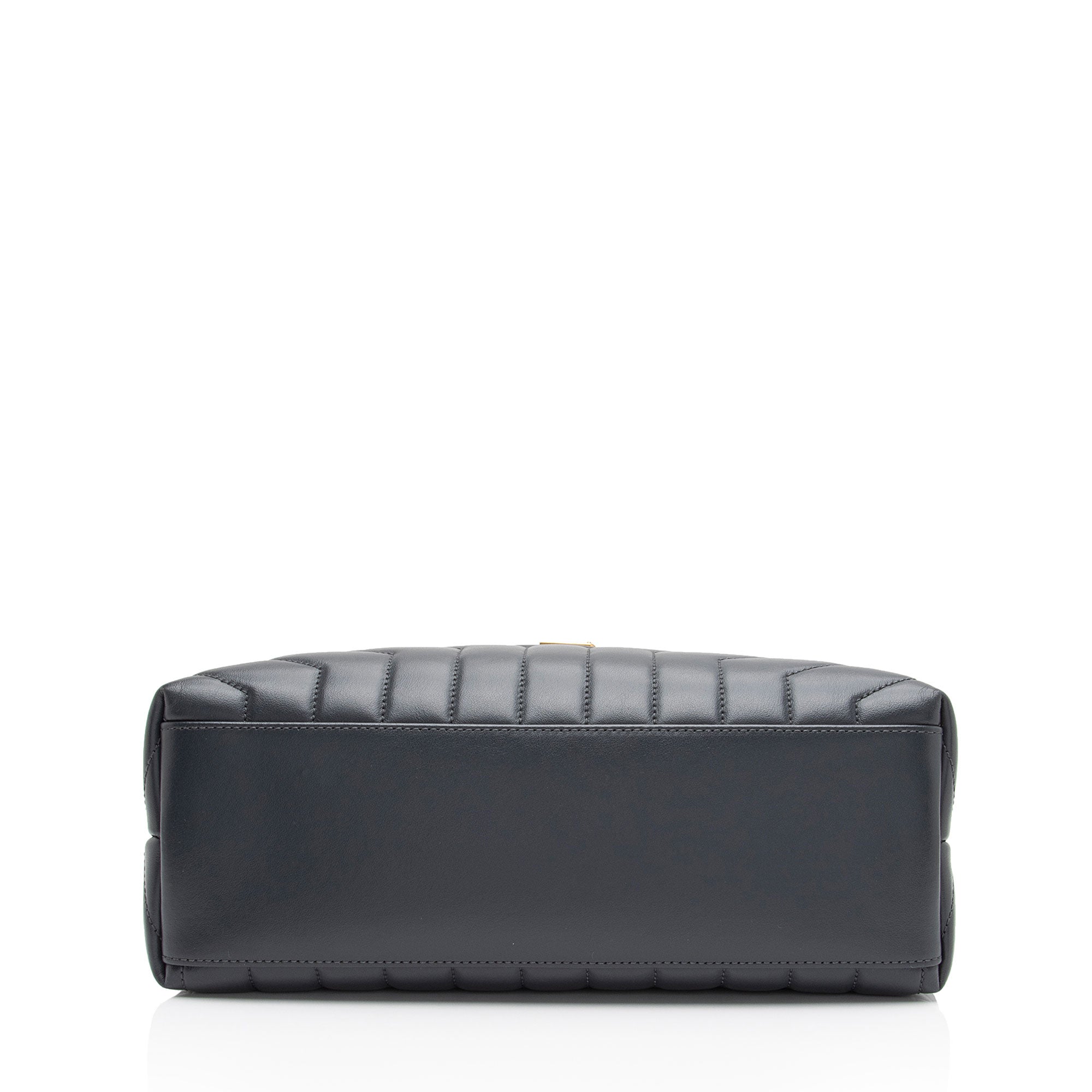 Saint Laurent Matelasse Calfskin Monogram LouLou Chain Medium Shoulder Bag (SHF-Q1vmZO)