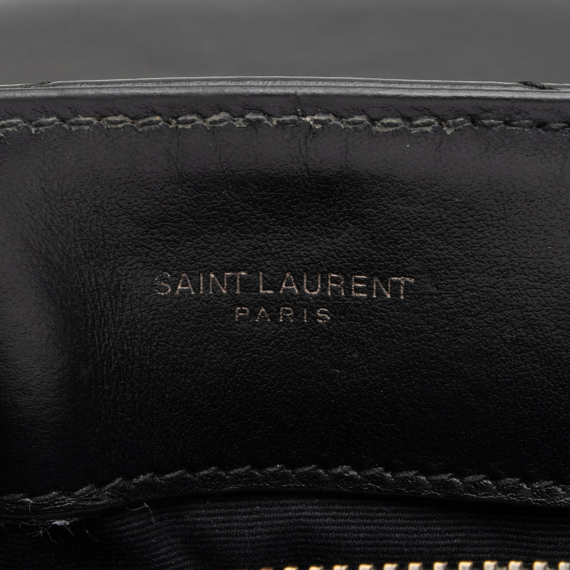 Saint Laurent Matelasse Calfskin Monogram LouLou Chain Medium Shoulder Bag (SHF-SaVb1o)