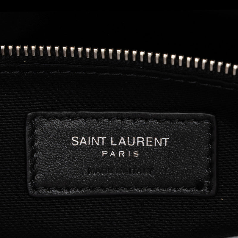 Saint Laurent Matelasse Calfskin Monogram LouLou Chain Medium Shoulder Bag (SHF-3CcYFQ)