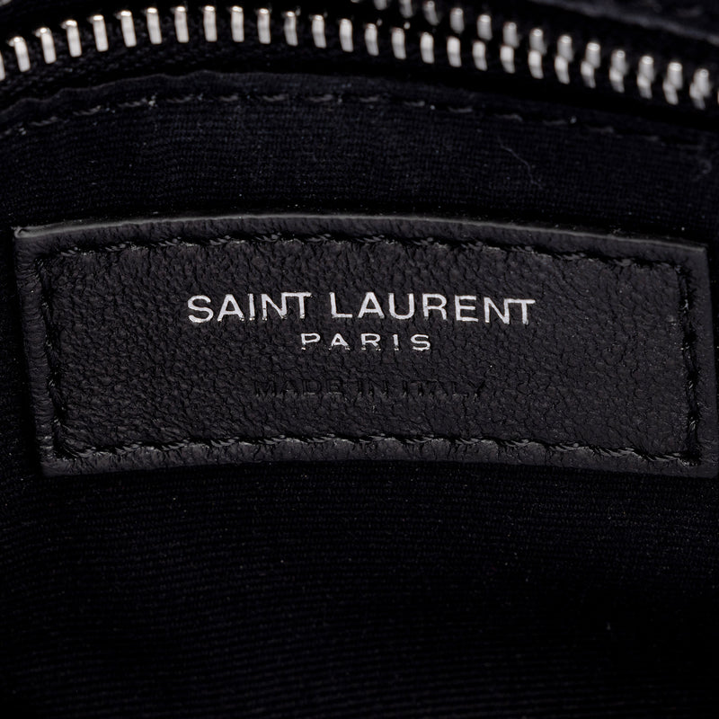 Saint Laurent Matelasse Calfskin Monogram LouLou Chain Medium Shoulder Bag (SHF-nVNU3H)