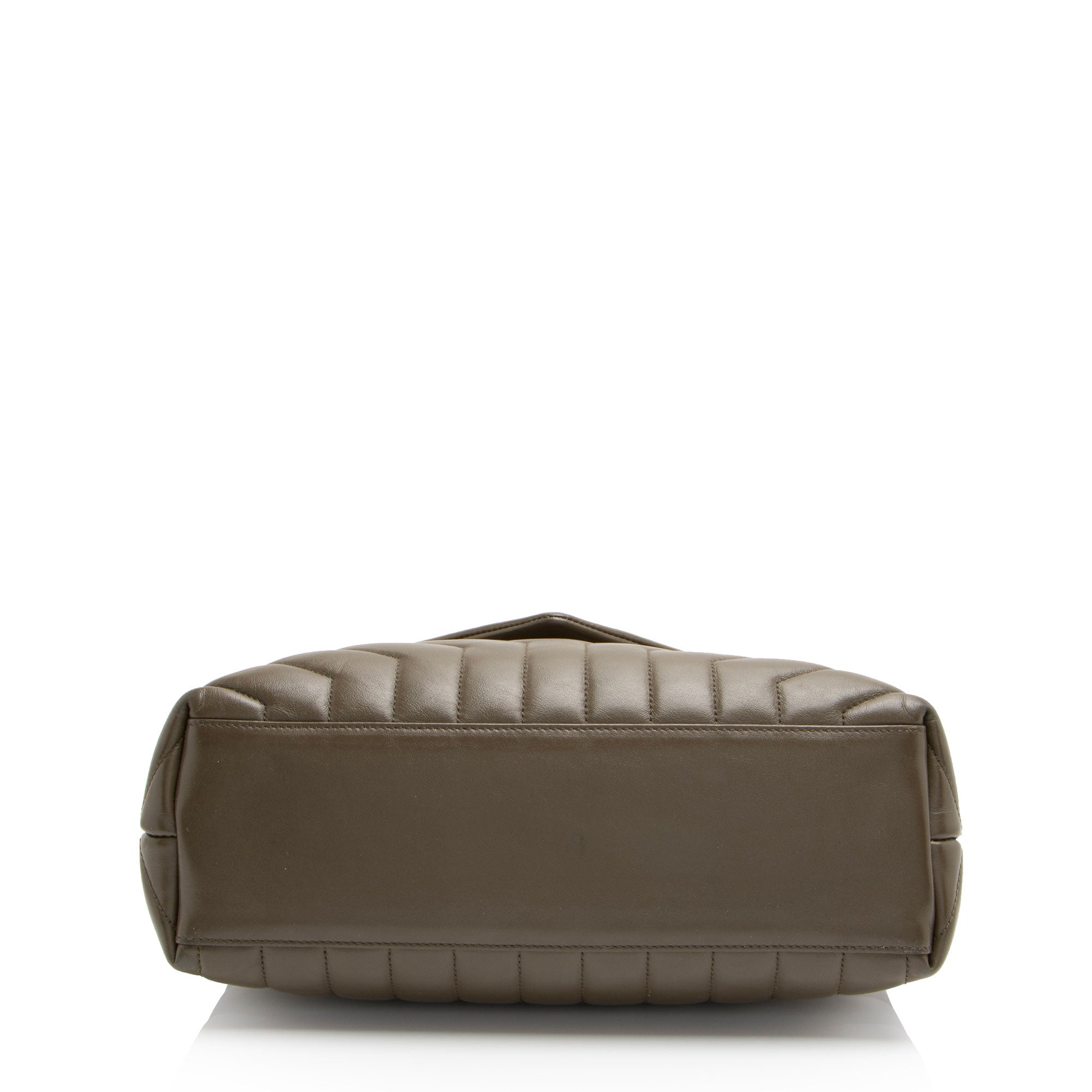 Saint Laurent Matelasse Calfskin Monogram LouLou Chain Medium Shoulder Bag (SHF-Tz5A5L)