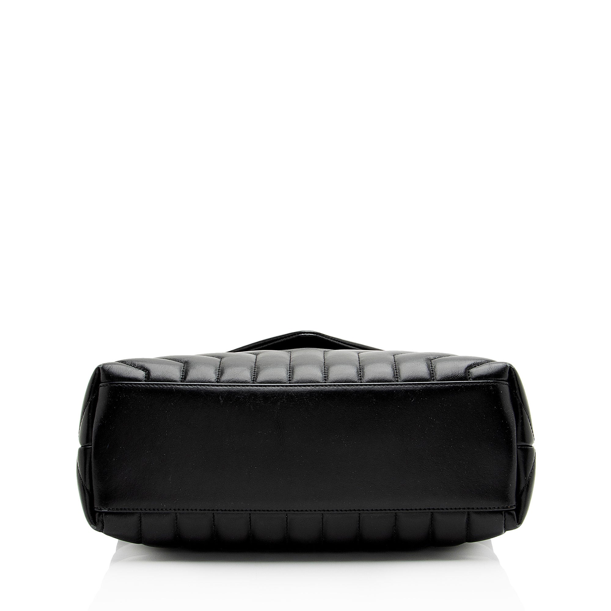 Saint Laurent Matelasse Calfskin Monogram LouLou Chain Medium Shoulder Bag