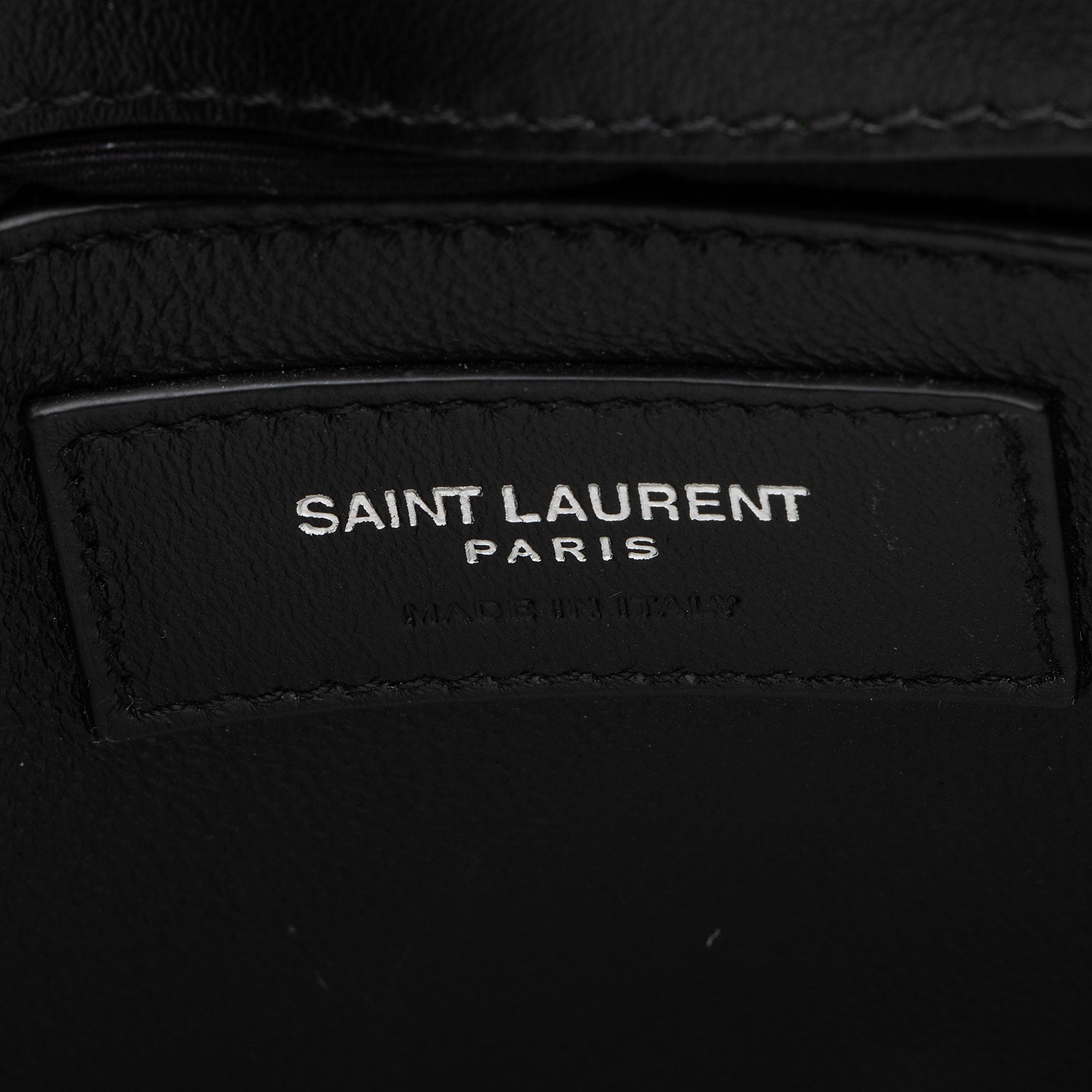 Saint Laurent Matelasse Calfskin Monogram LouLou Chain Small Crossbody (SHF-2881qg)