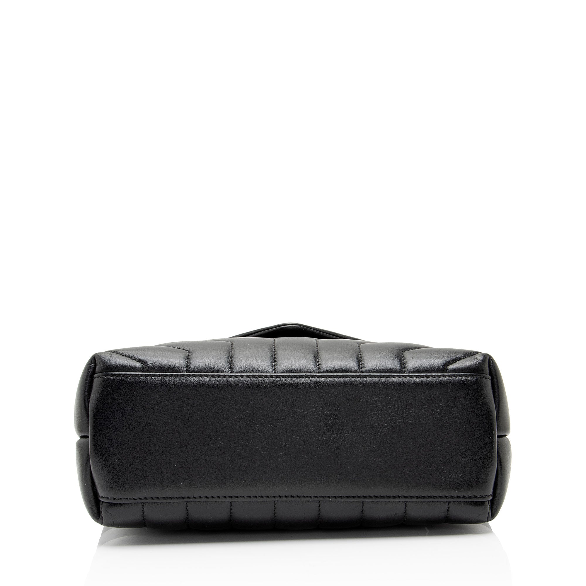 Saint Laurent Matelasse Calfskin Monogram LouLou Chain Small Crossbody