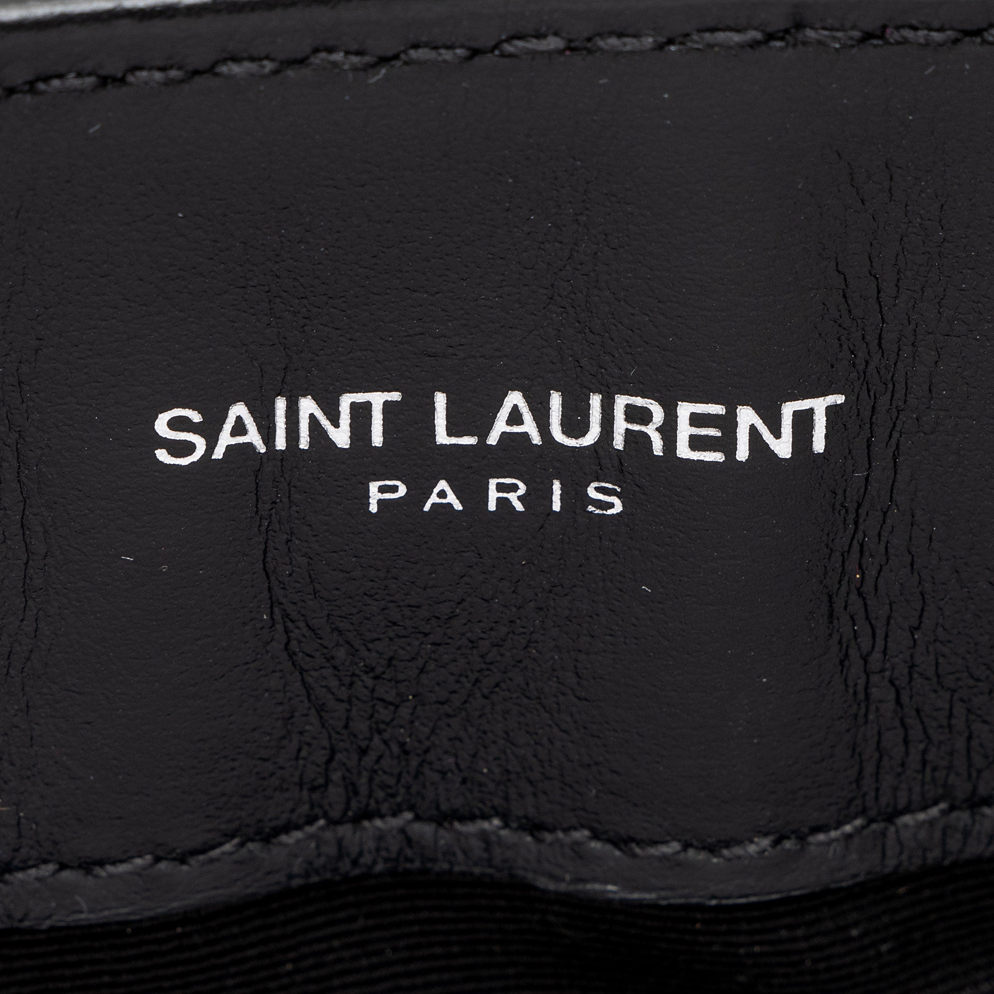 Saint Laurent Matelasse Calfskin Monogram LouLou Chain Small Crossbody
