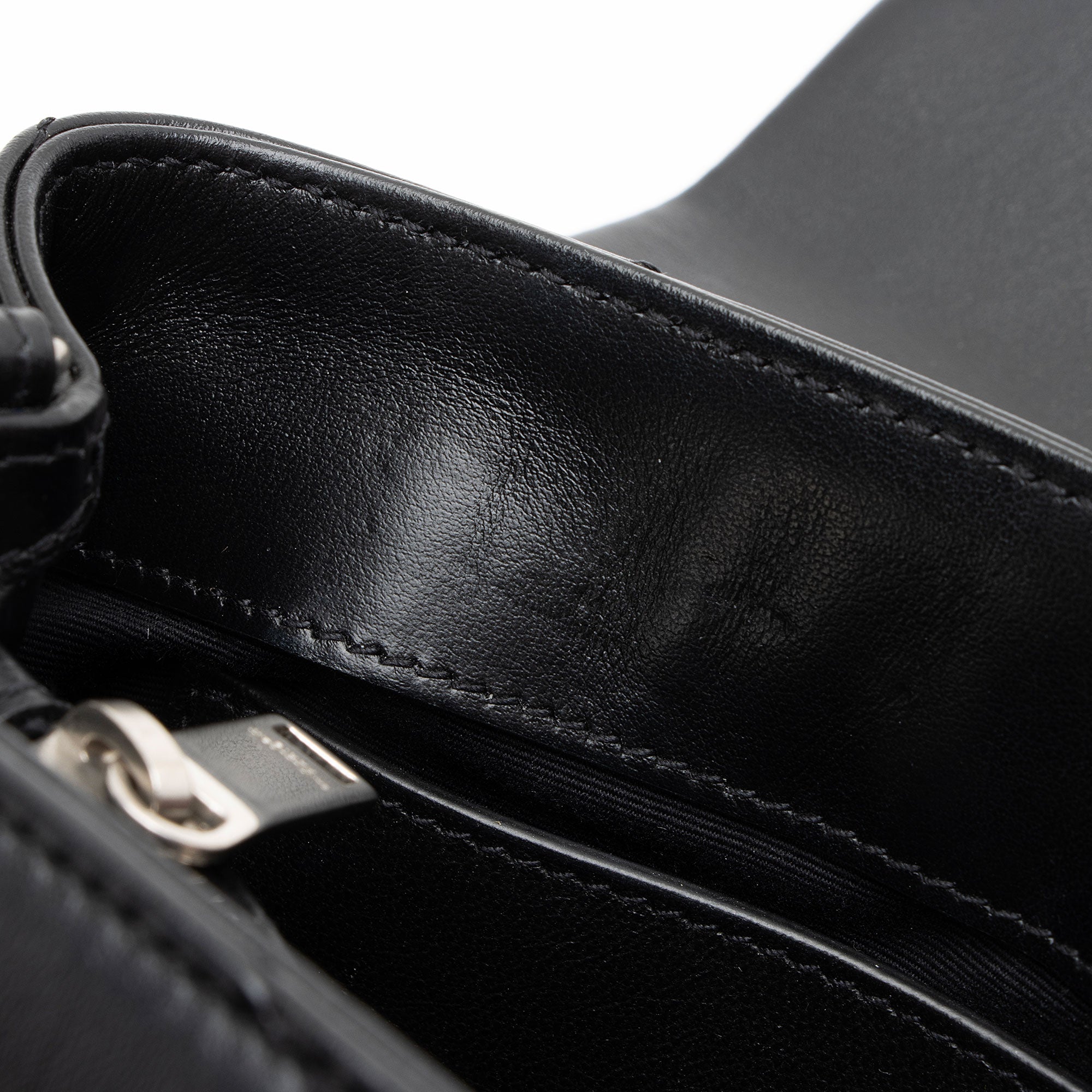 Saint Laurent Matelasse Calfskin Monogram LouLou Chain Small Crossbody