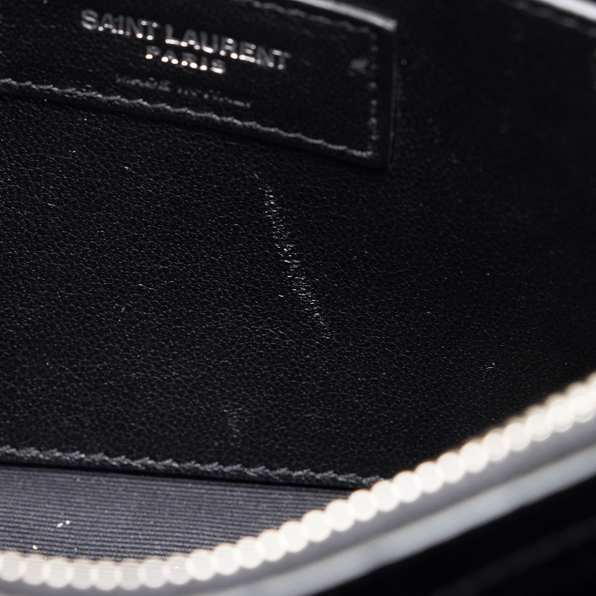 Saint Laurent Matelasse Calfskin Monogram LouLou Chain Small Crossbody