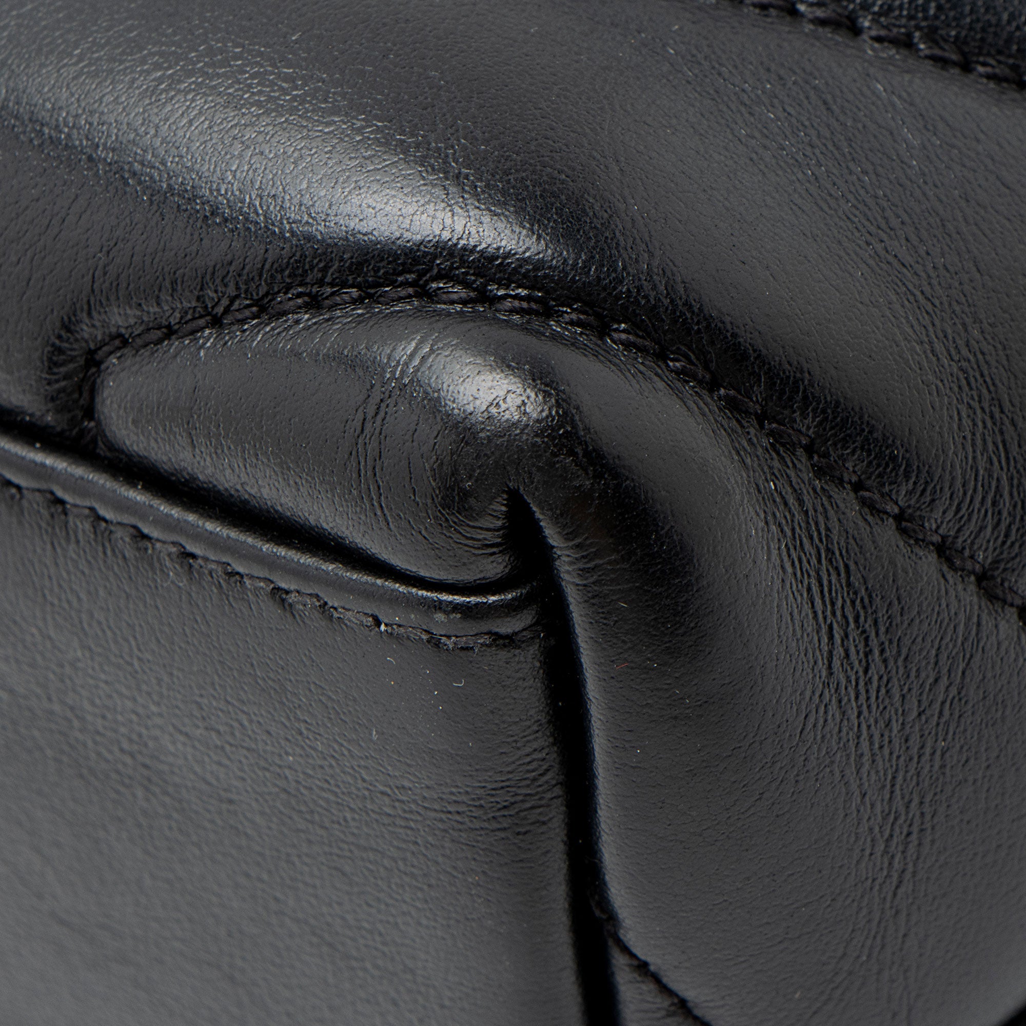 Saint Laurent Matelasse Calfskin Monogram LouLou Chain Small Shoulder Bag