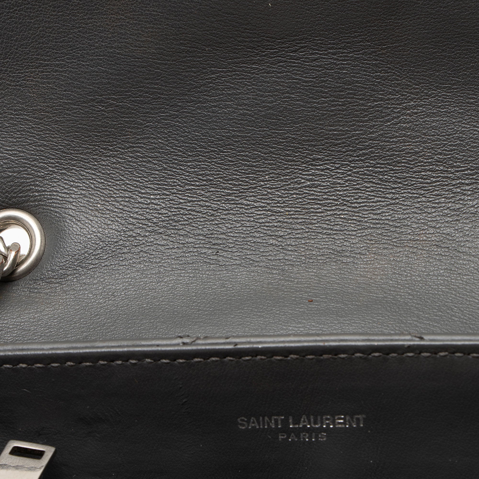 Saint Laurent Matelasse Calfskin Monogram LouLou Chain Small Shoulder Bag