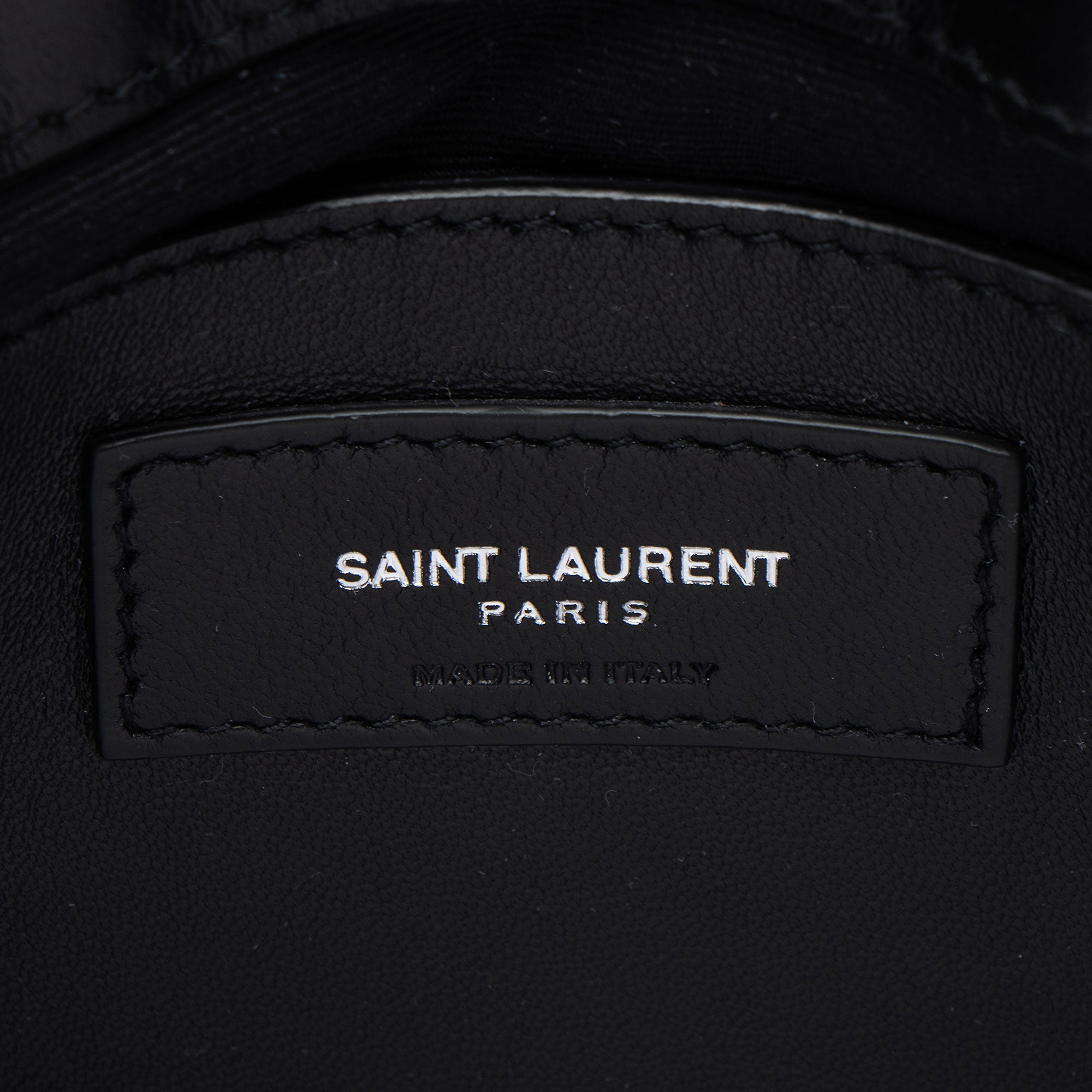 Saint Laurent Matelasse Calfskin Monogram LouLou Chain Small Shoulder Bag