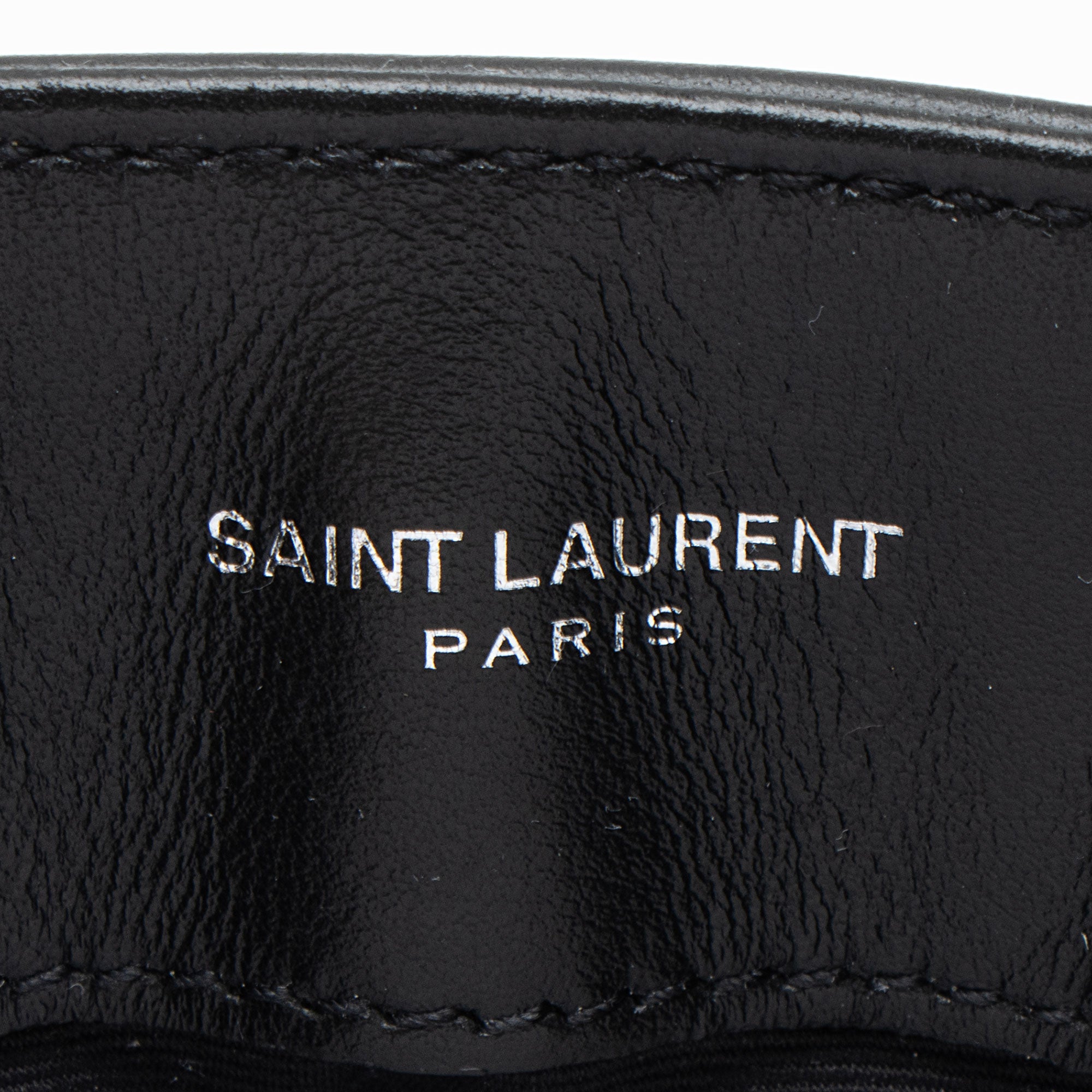 Saint Laurent Matelasse Calfskin Monogram LouLou Chain Small Shoulder Bag