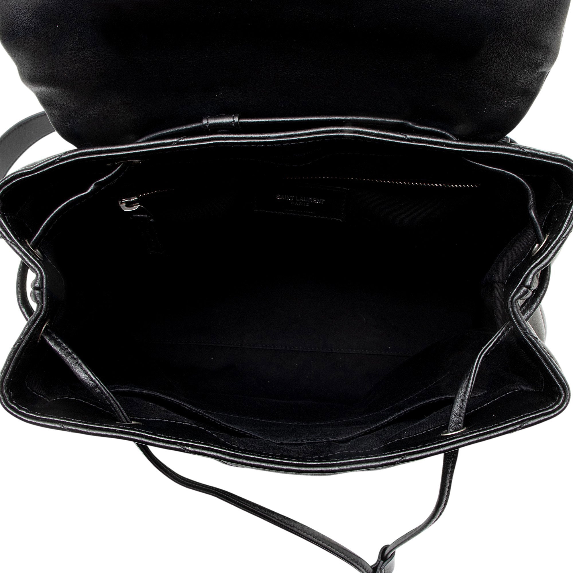 Saint Laurent Matelasse Calfskin Monogram LouLou Medium Backpack