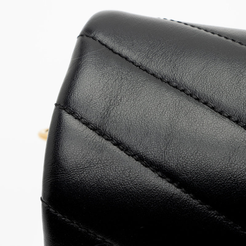 Saint Laurent Matelasse Calfskin Monogram LouLou Toy Crossbody Bag SH LuxeDH