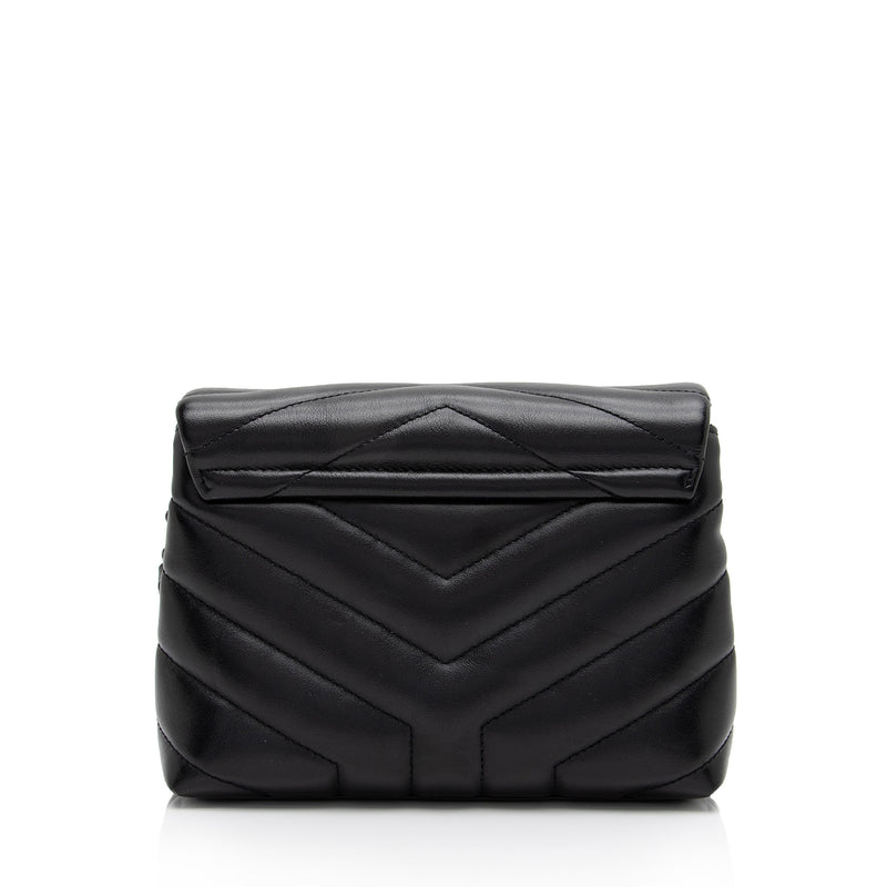 Saint Laurent Matelasse Calfskin Monogram LouLou Toy Crossbody Bag (SHF-mABiaH)