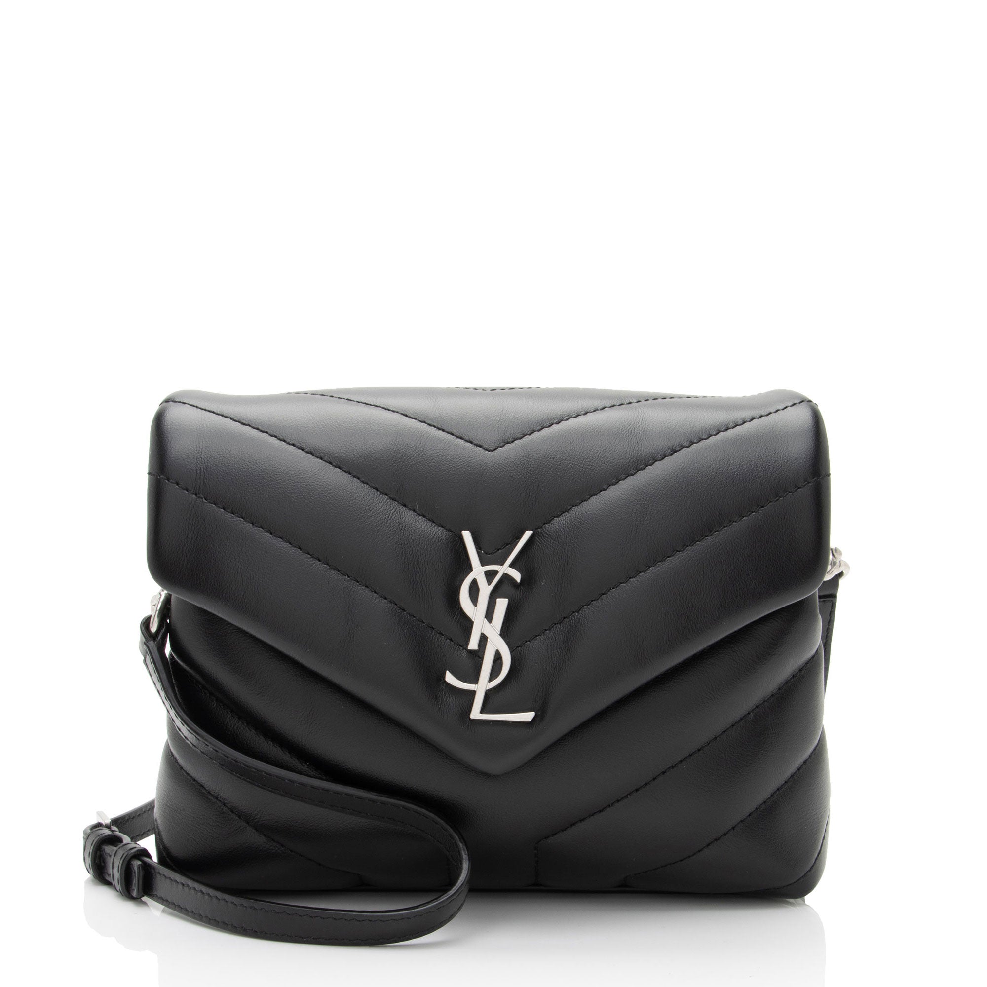 Saint Laurent Matelasse Calfskin Monogram LouLou Toy Crossbody Bag (SHF-XA7PvZ)