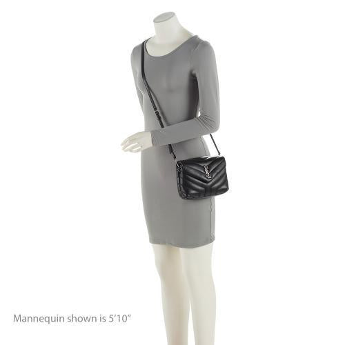Saint Laurent Matelasse Calfskin Monogram LouLou Toy Crossbody Bag (SHF-XA7PvZ)
