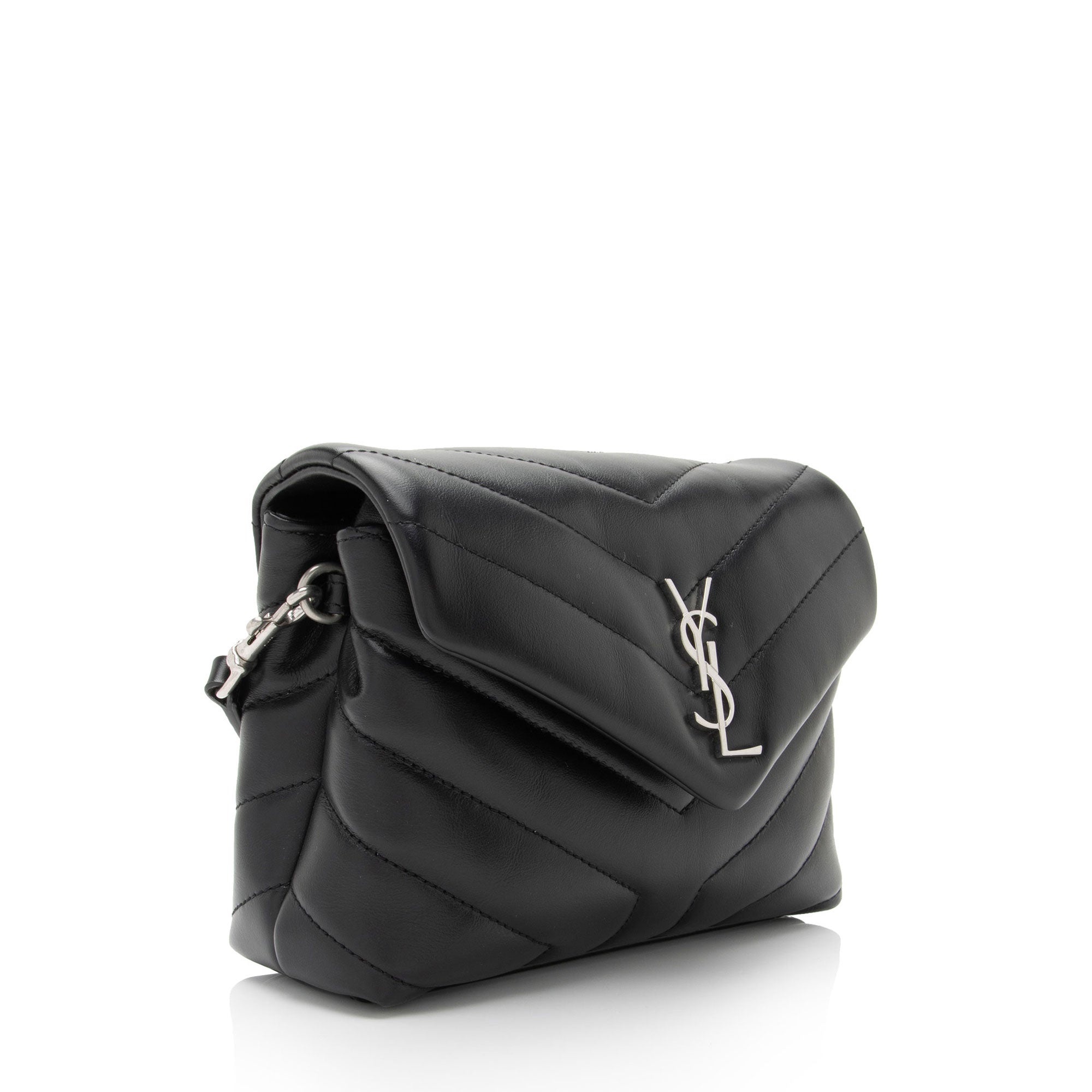 Saint Laurent Matelasse Calfskin Monogram LouLou Toy Crossbody Bag (SHF-XA7PvZ)