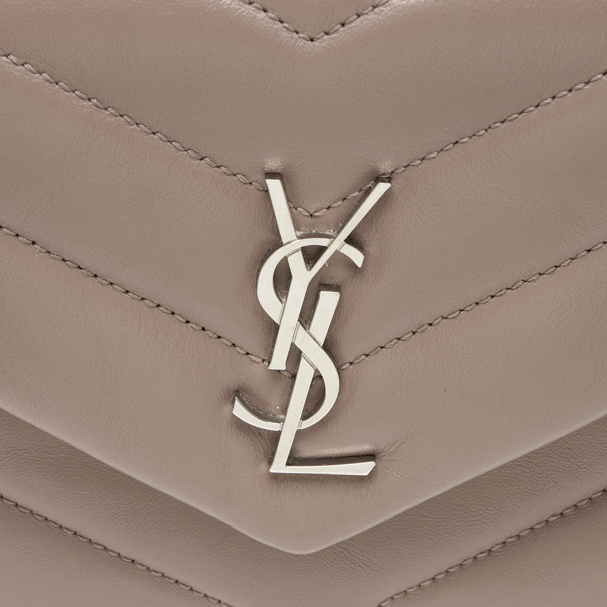 Saint Laurent Matelasse Calfskin Monogram LouLou Toy Crossbody