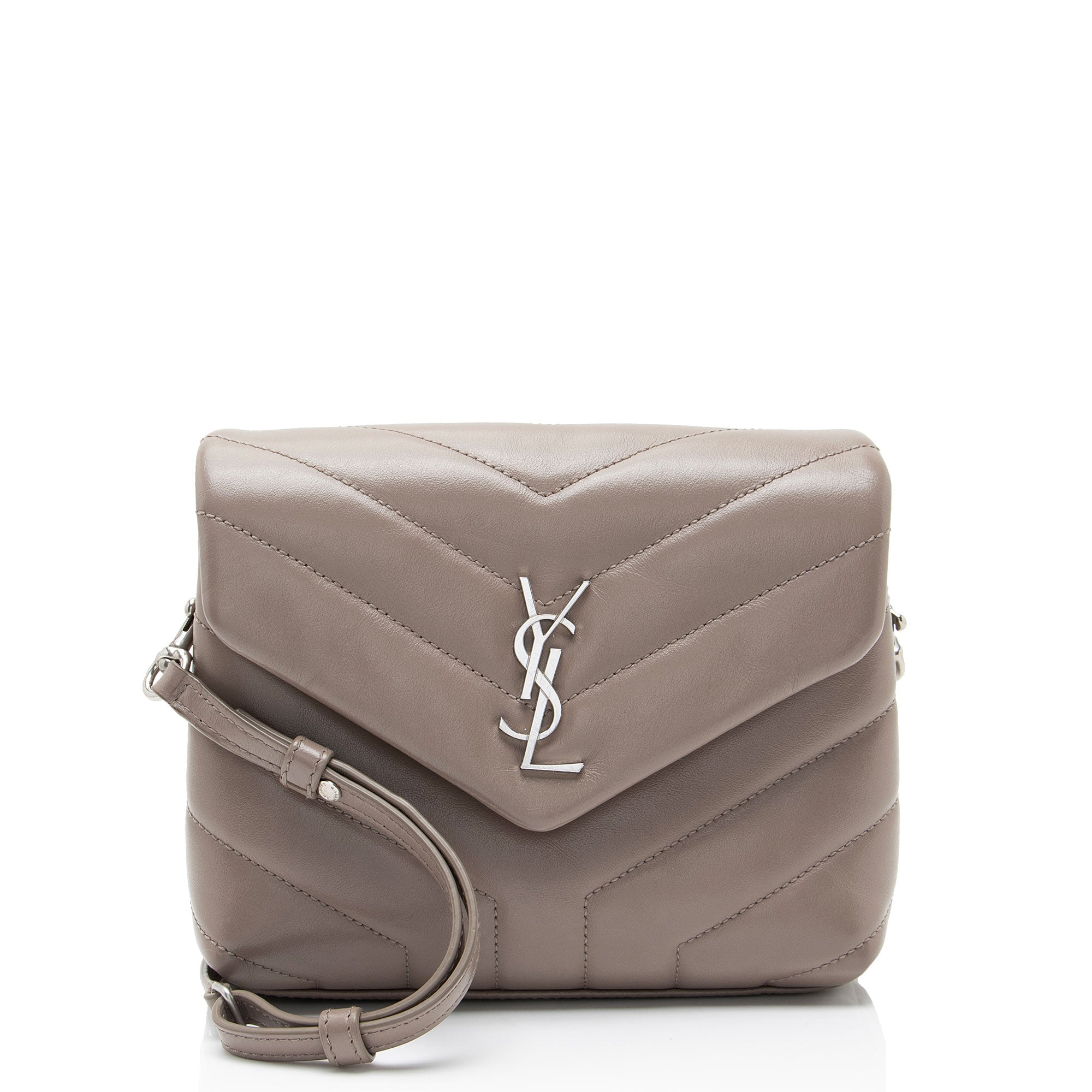 Saint Laurent Matelasse Calfskin Monogram LouLou Toy Crossbody