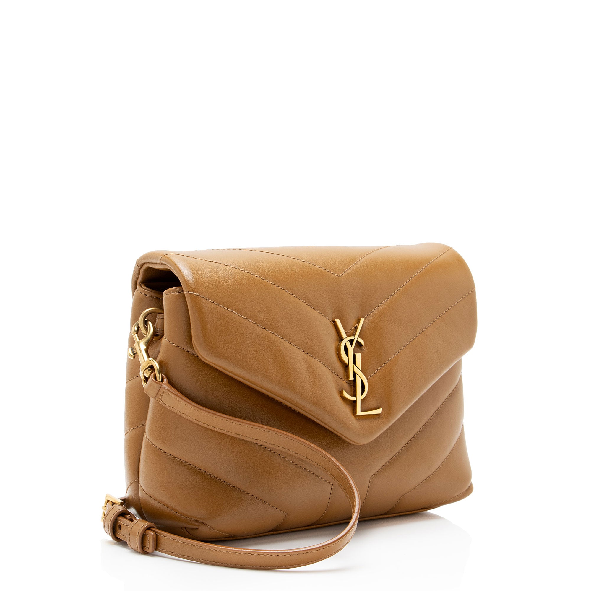 Saint Laurent Matelasse Calfskin Monogram LouLou Toy Crossbody