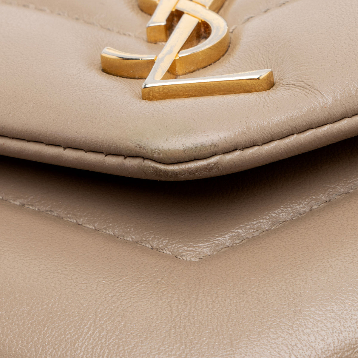 Saint Laurent Matelasse Calfskin Monogram LouLou Toy Crossbody