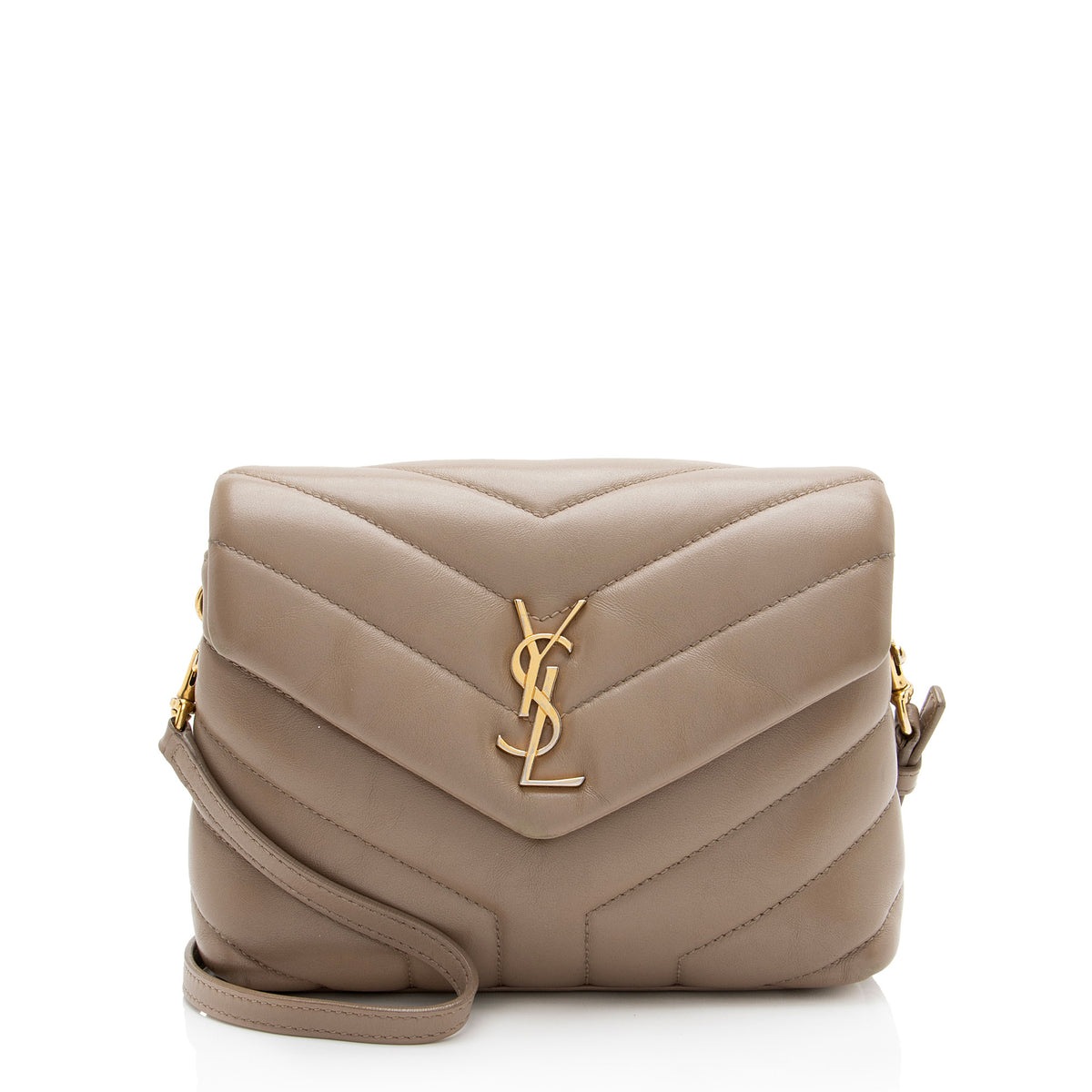 Saint Laurent Matelasse Calfskin Monogram LouLou Toy Crossbody