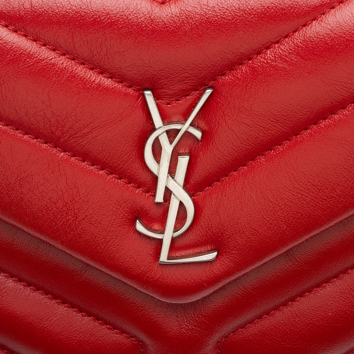 Saint Laurent Matelasse Calfskin Monogram LouLou Toy Crossbody
